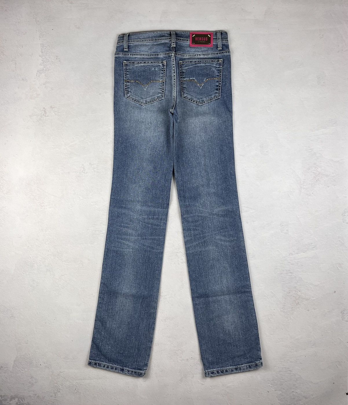 Le Grande Bleu (L.G.B.) × Versace × Vintage Japanese Luxury Denim Versace Vintage Y2k Classic Style Size 27" / US 4 / IT 40 - 1 Thumbnail