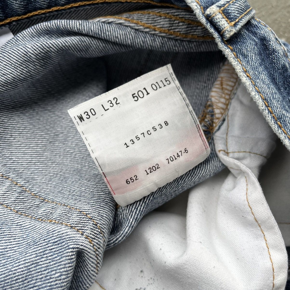 Levi's Vintage 90s Levi’s 501 Jeans – Stonewash 0115 Size US 30 / EU 46 - 10 Thumbnail