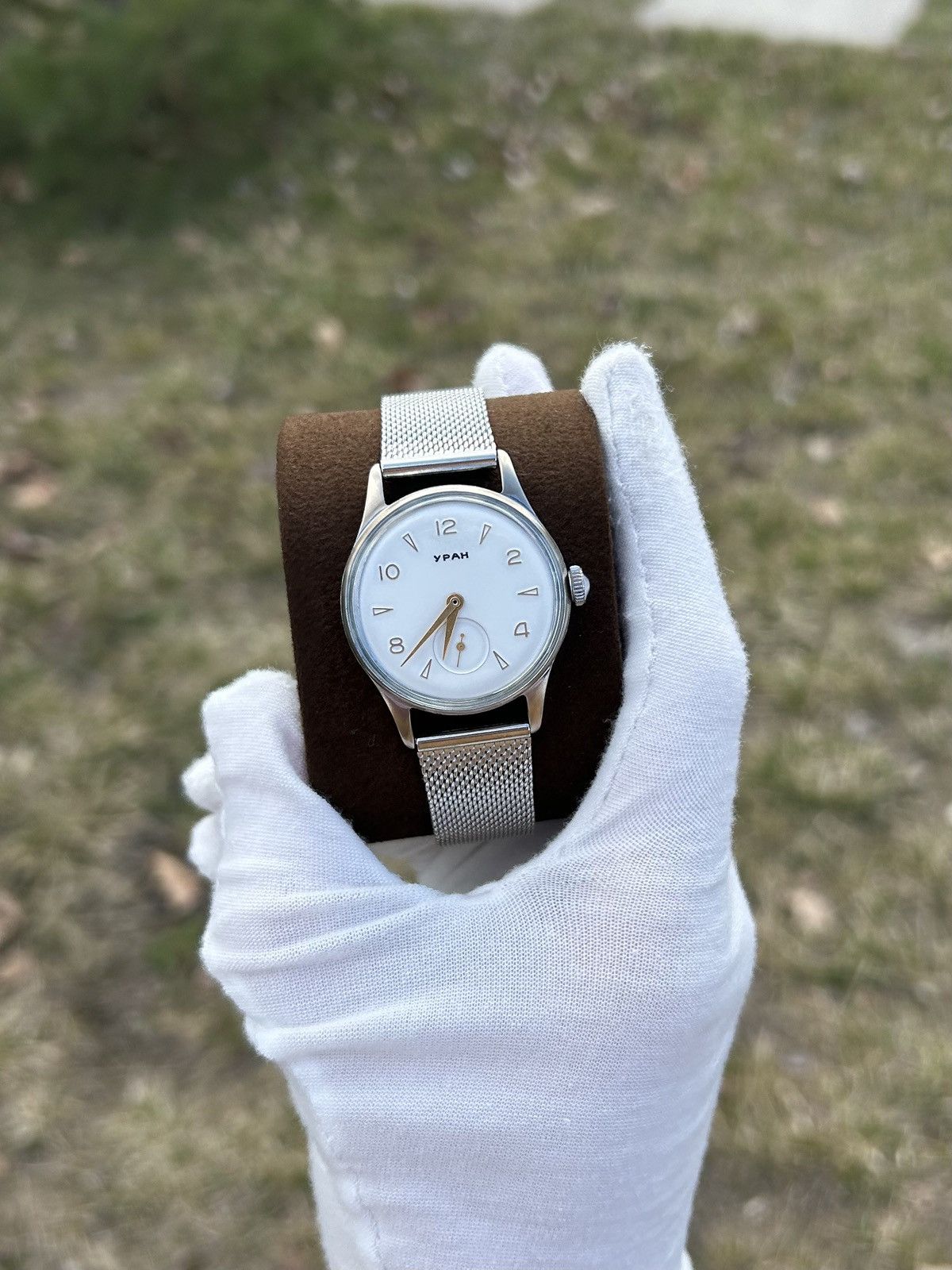 Vintage Vintage Watch Uran USSR Soviet Mechanical Retro 1970s Size ONE SIZE - 12 Thumbnail