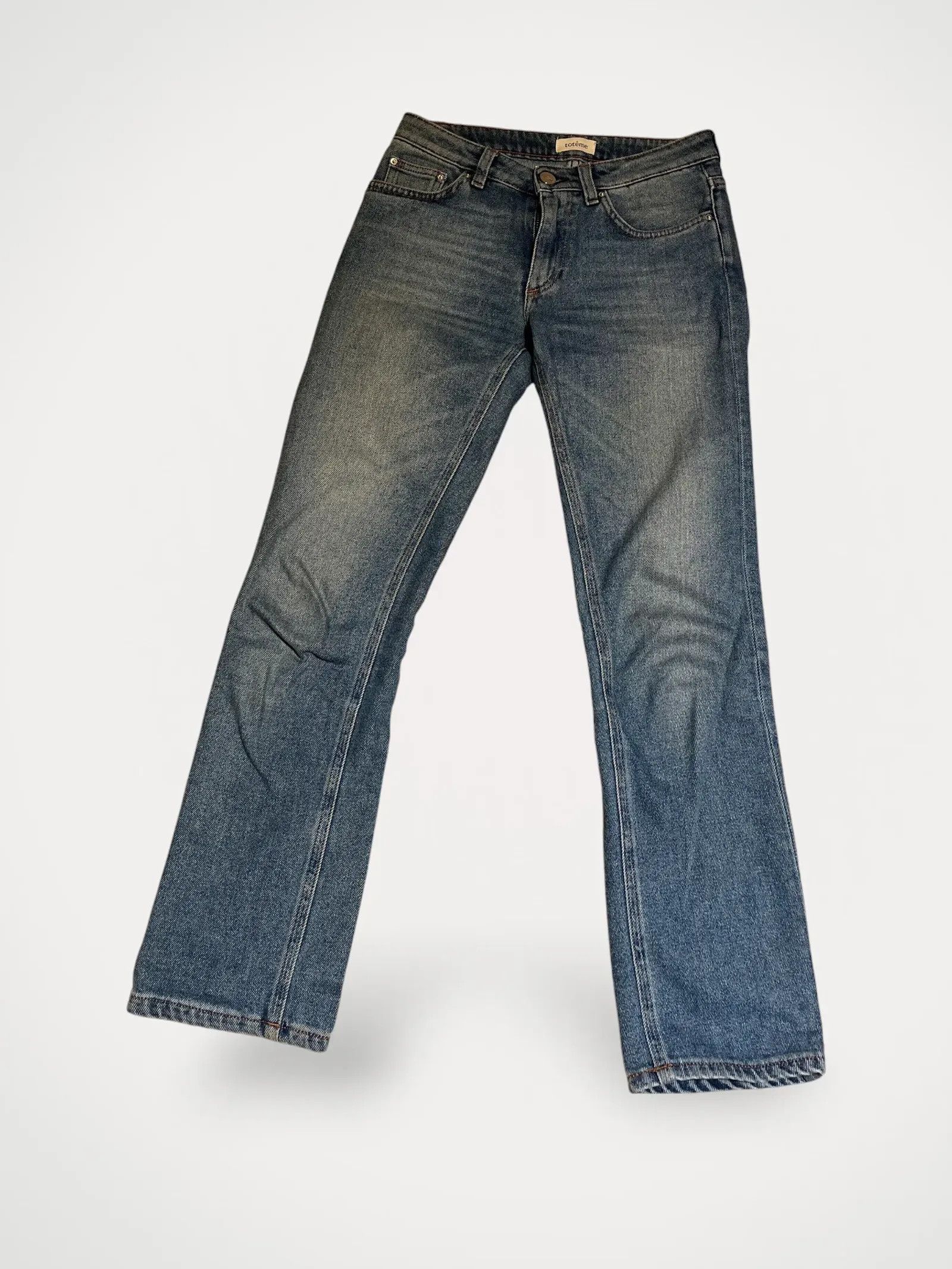 Toteme Toteme Straight Jeans Size 24" / US 00 / IT 34 - 1 Thumbnail