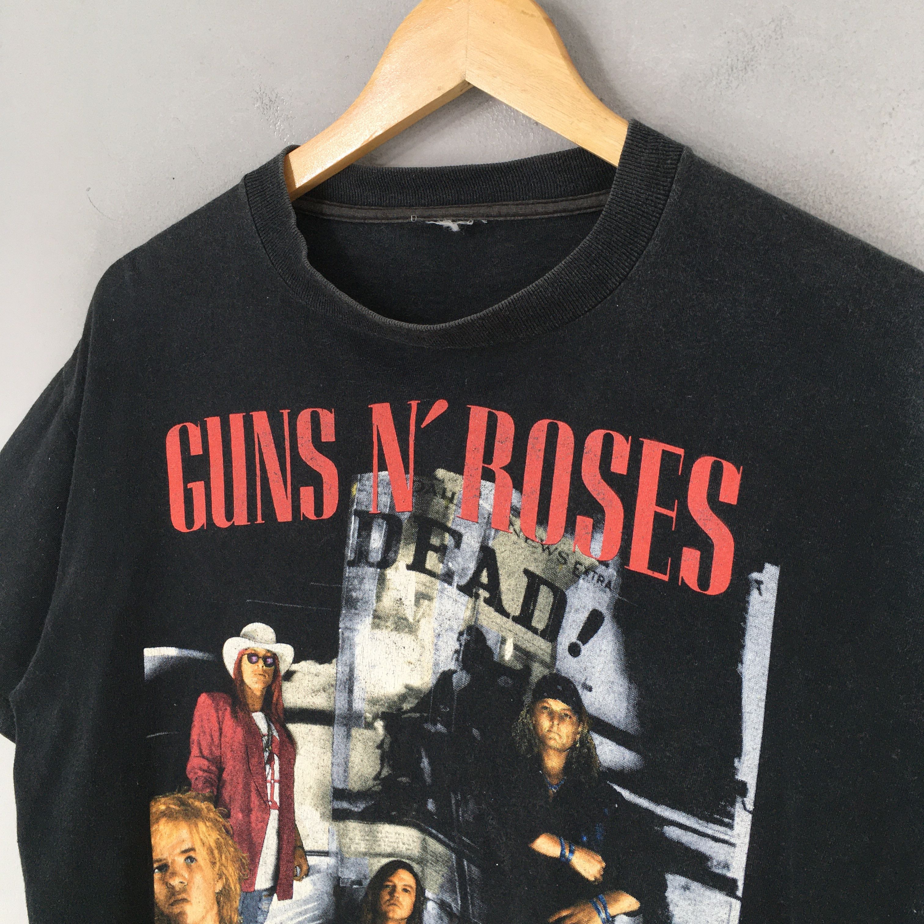 Band Tees × Guns N' Roses × Vintage Vintage 80's Gun N Roses Metal Glam Rock T shirt Medium Size US M / EU 48-50 / 2 - 3 Thumbnail