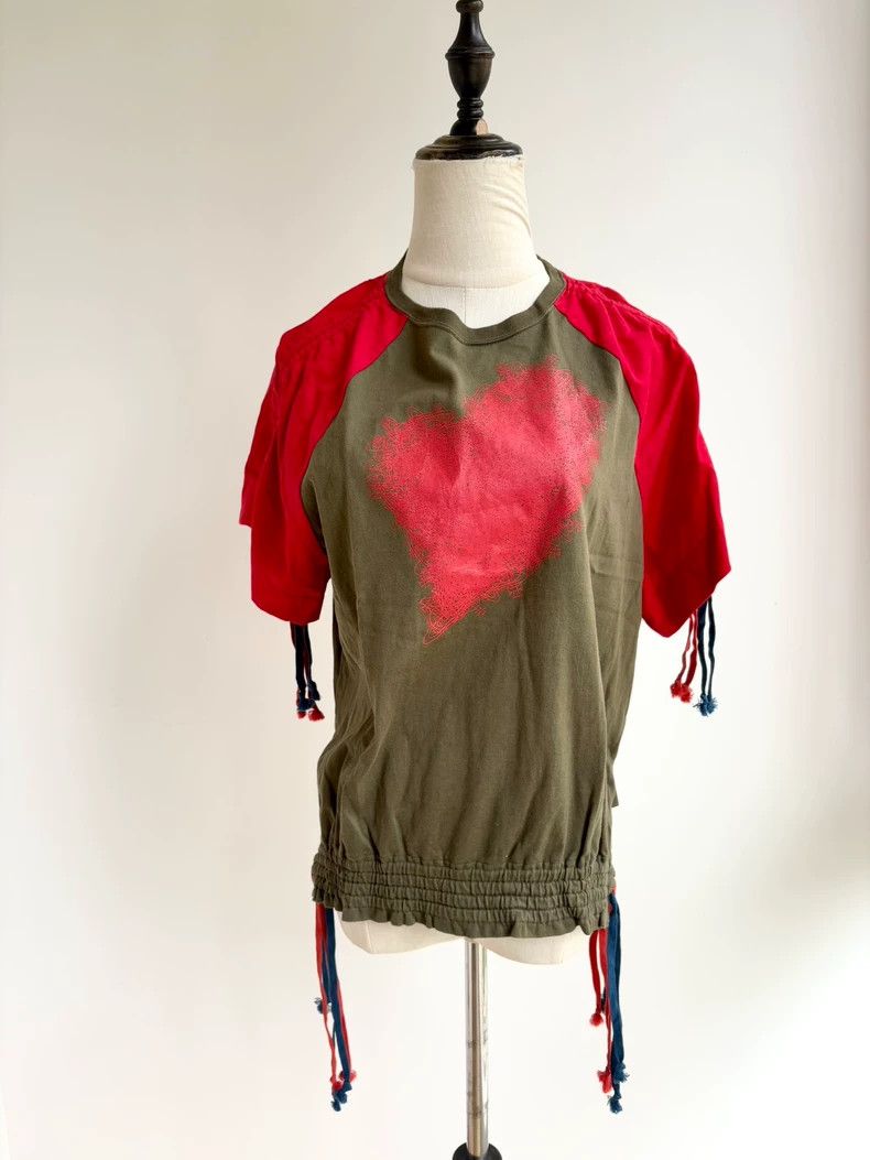 Vivienne Westwood Vivienne Westwood size00 Colorful striped love short sleeve Size M / US 6-8 / IT 42-44 - 1 Thumbnail