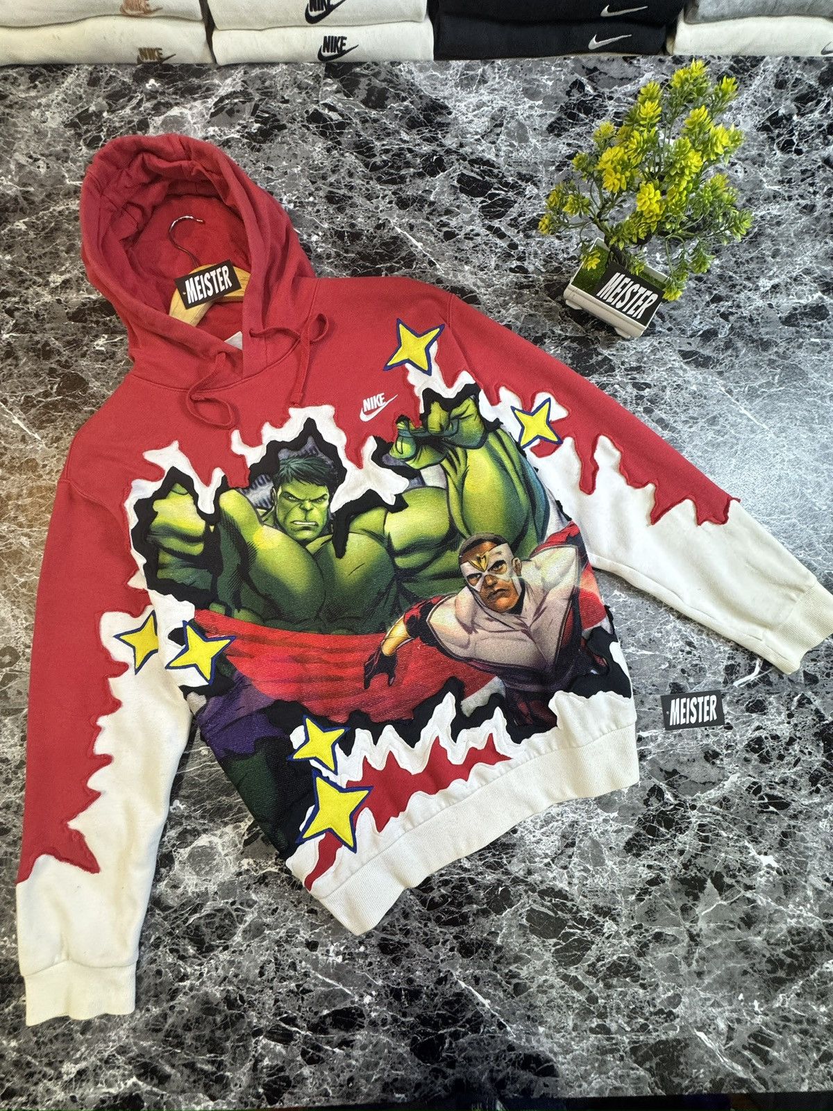 Nike Reworked 1 of 1 Nike Hoodie Size US L / EU 52-54 / 3 - 1 Thumbnail