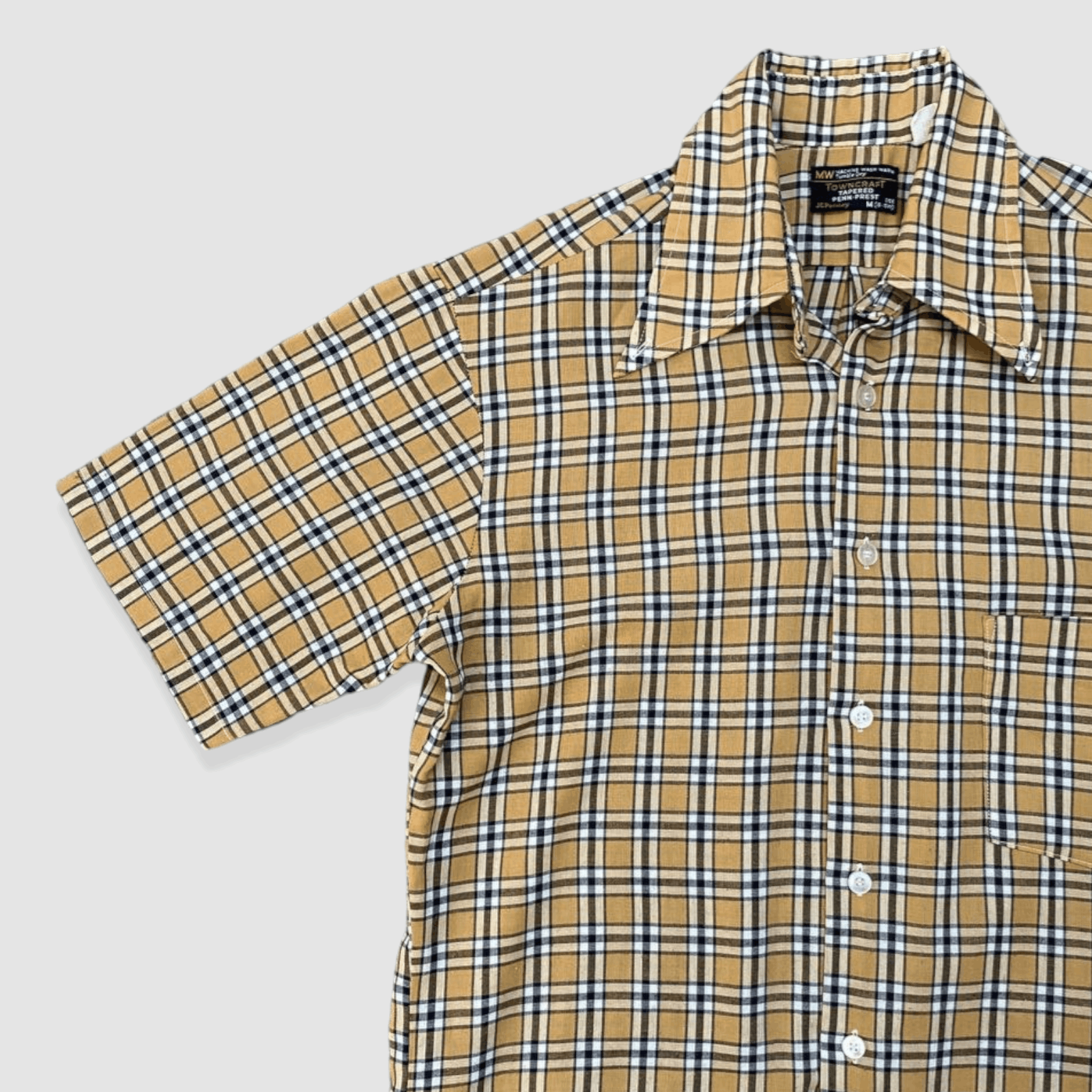 Towncraft Vintage Towncraft JC Penney Plaid Button Down Shirt Size US M / EU 48-50 / 2 - 3 Thumbnail