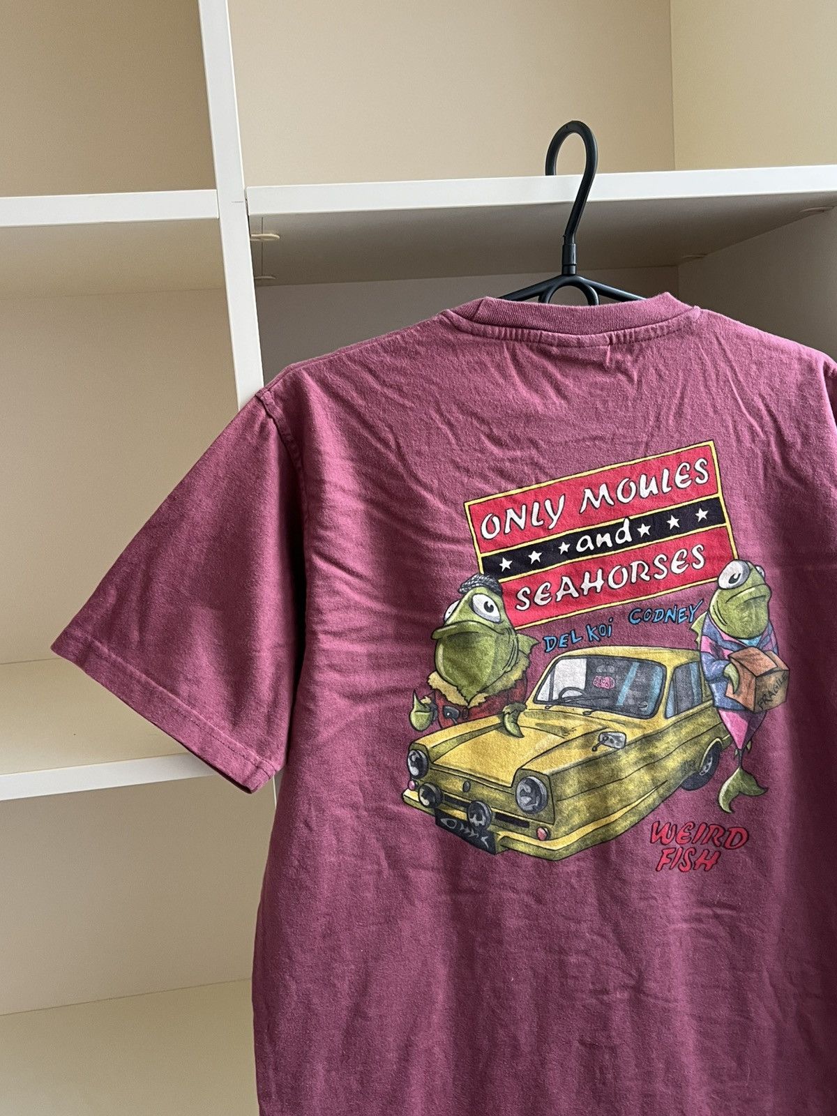 Vintage Vintage Weird Fish Tee T-Shirt Size S Size US S / EU 44-46 / 1 - 6 Thumbnail