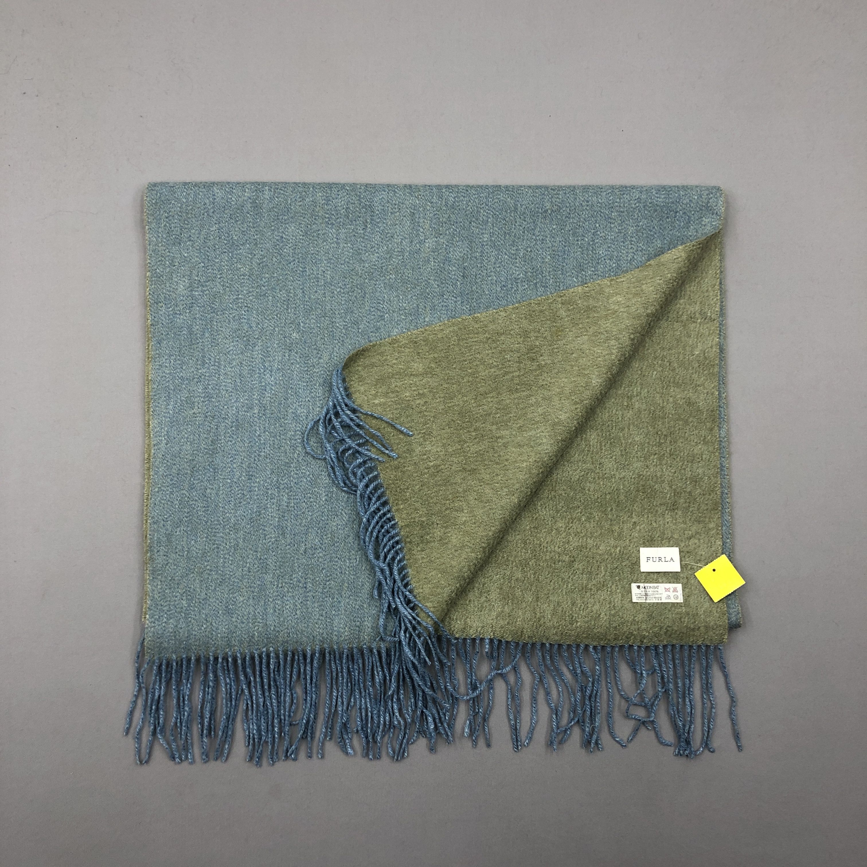 Furla Vintage Furla Scarf Muffler Fringe Wool Cashmere Scarves Size ONE SIZE - 3 Thumbnail