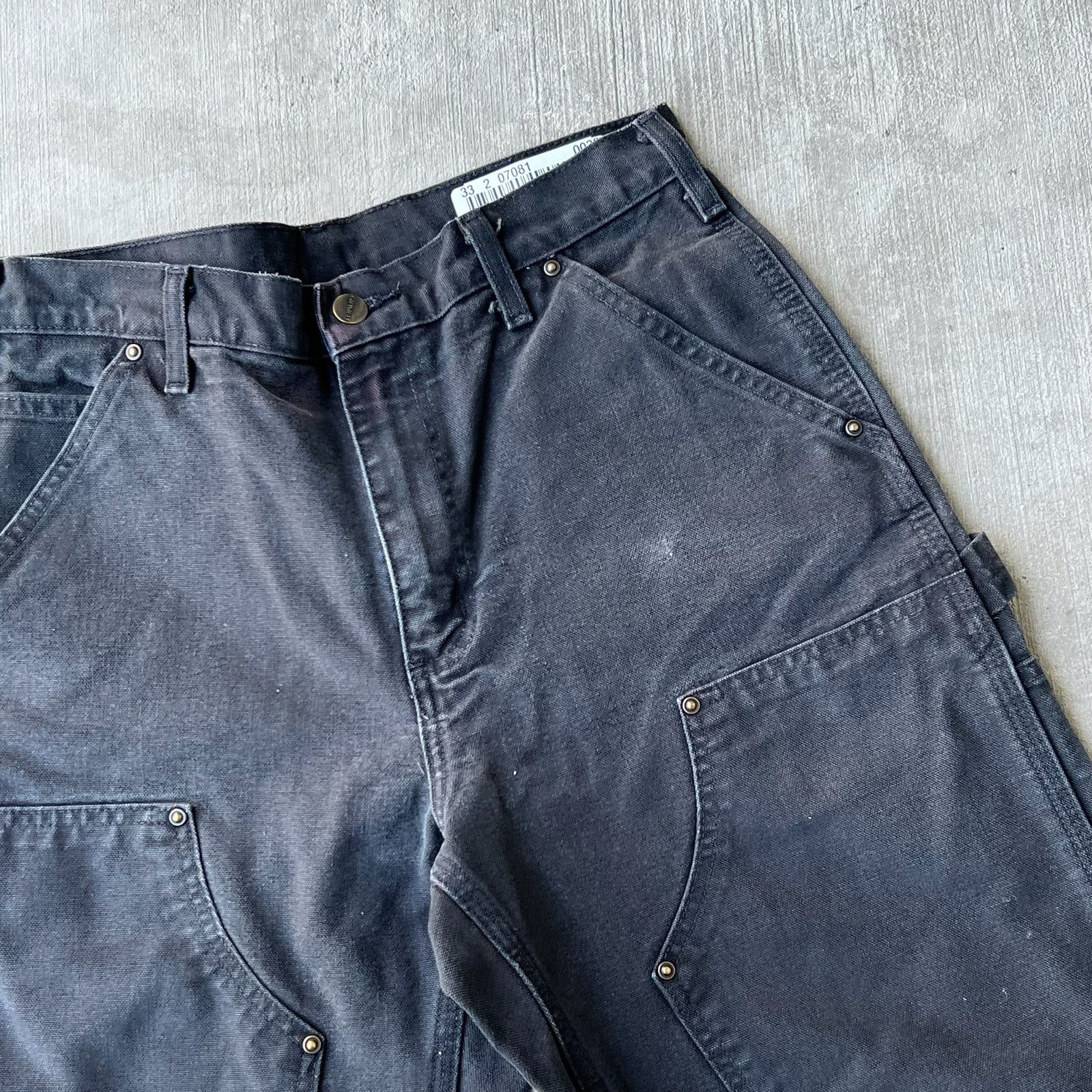 Carhartt × Vintage Carhartt black double knee work wear carpenter pants Size US 29 - 3 Thumbnail