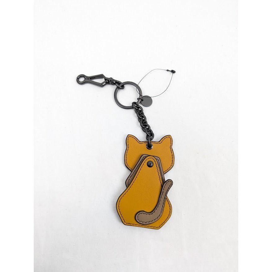 Bottega Veneta o1rshd1 Size: OS / Nappa Intrecciato Keyring in Orange/Brown Size ONE SIZE - 8 Thumbnail