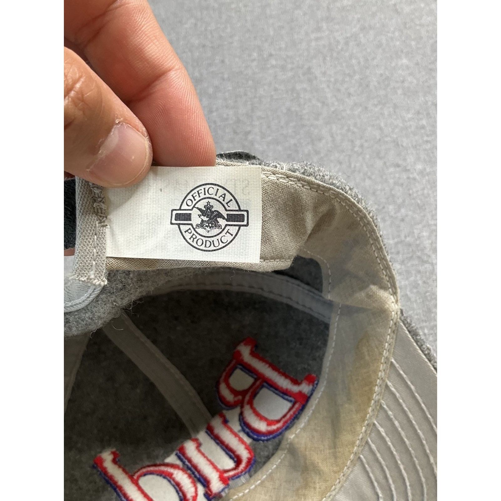 Budweiser Vintage Bud Ski Team Strapback Hat Graphic Logo Beer Ski Size ONE SIZE - 6 Thumbnail