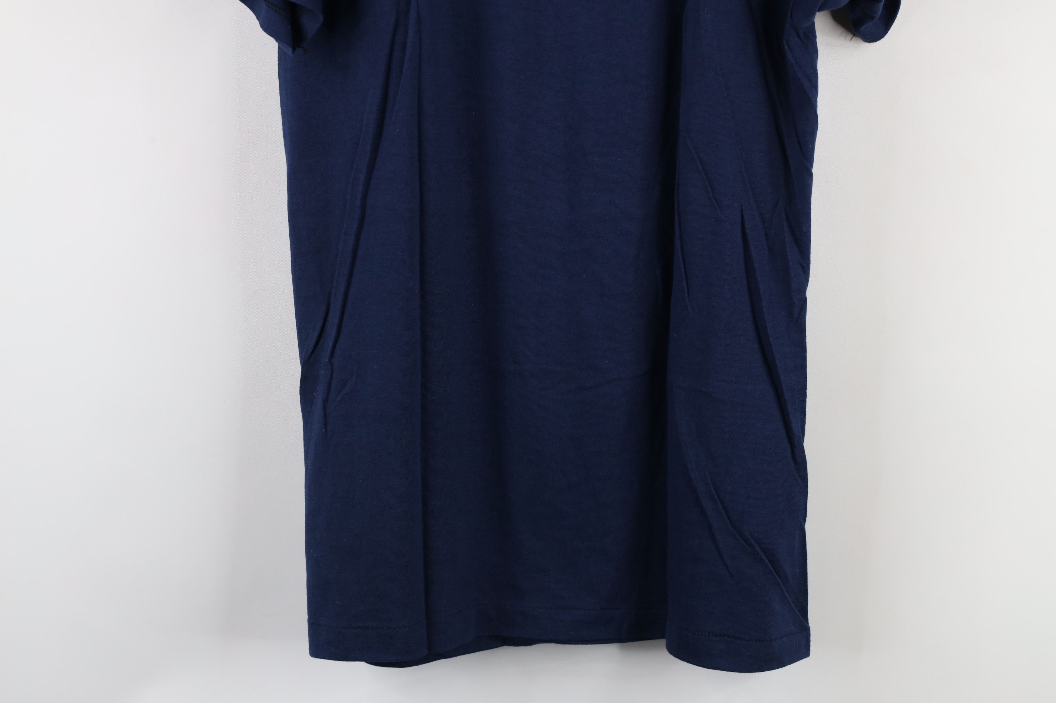 Vintage NOS Vintage 80s Local 20 Teamsters Union T-Shirt Blue USA Size US L / EU 52-54 / 3 - 8 Thumbnail