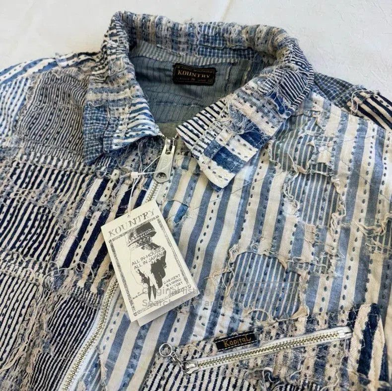 Kapital KAPITAL LIBERTY BORO Patchwork Jacket. Size US L / EU 52-54 / 3 - 2 Thumbnail