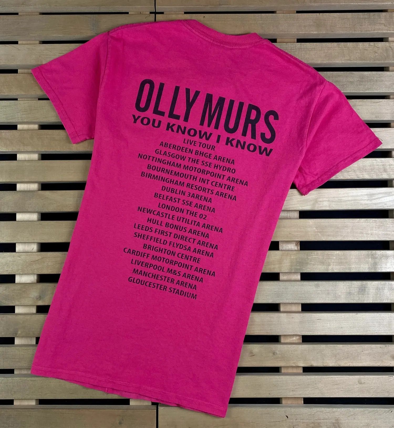 Band Tees × Vintage Mens Vintage T Shirt Olly Murs Size S Size US S / EU 44-46 / 1 - 6 Thumbnail