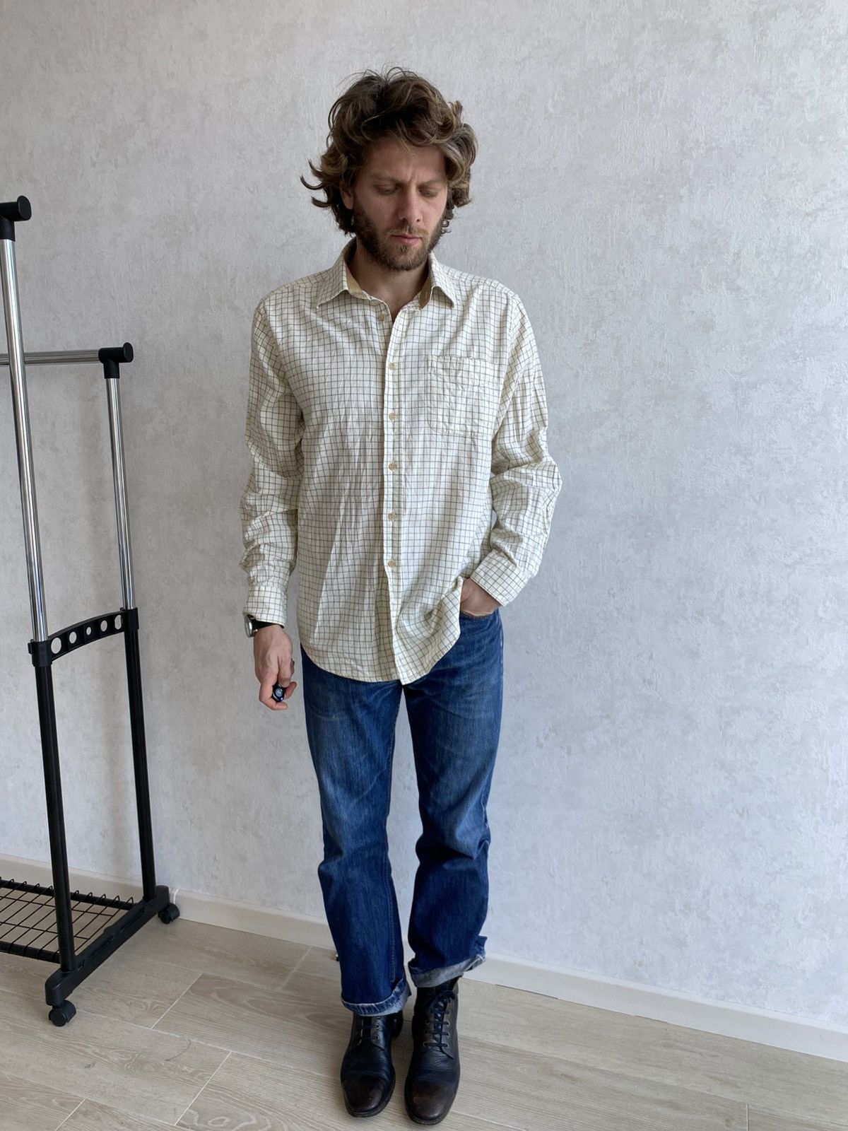 Barbour × Vintage Barbour shirt Size US L / EU 52-54 / 3 - 6 Thumbnail
