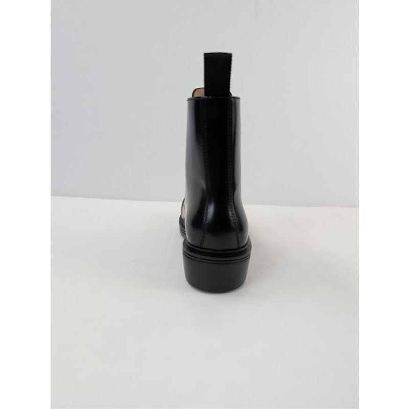 Bottega Veneta o1rshd1 Fireman Ankle Boots in Brushed Vinyl Black Size US 9 / EU 42 - 17 Thumbnail