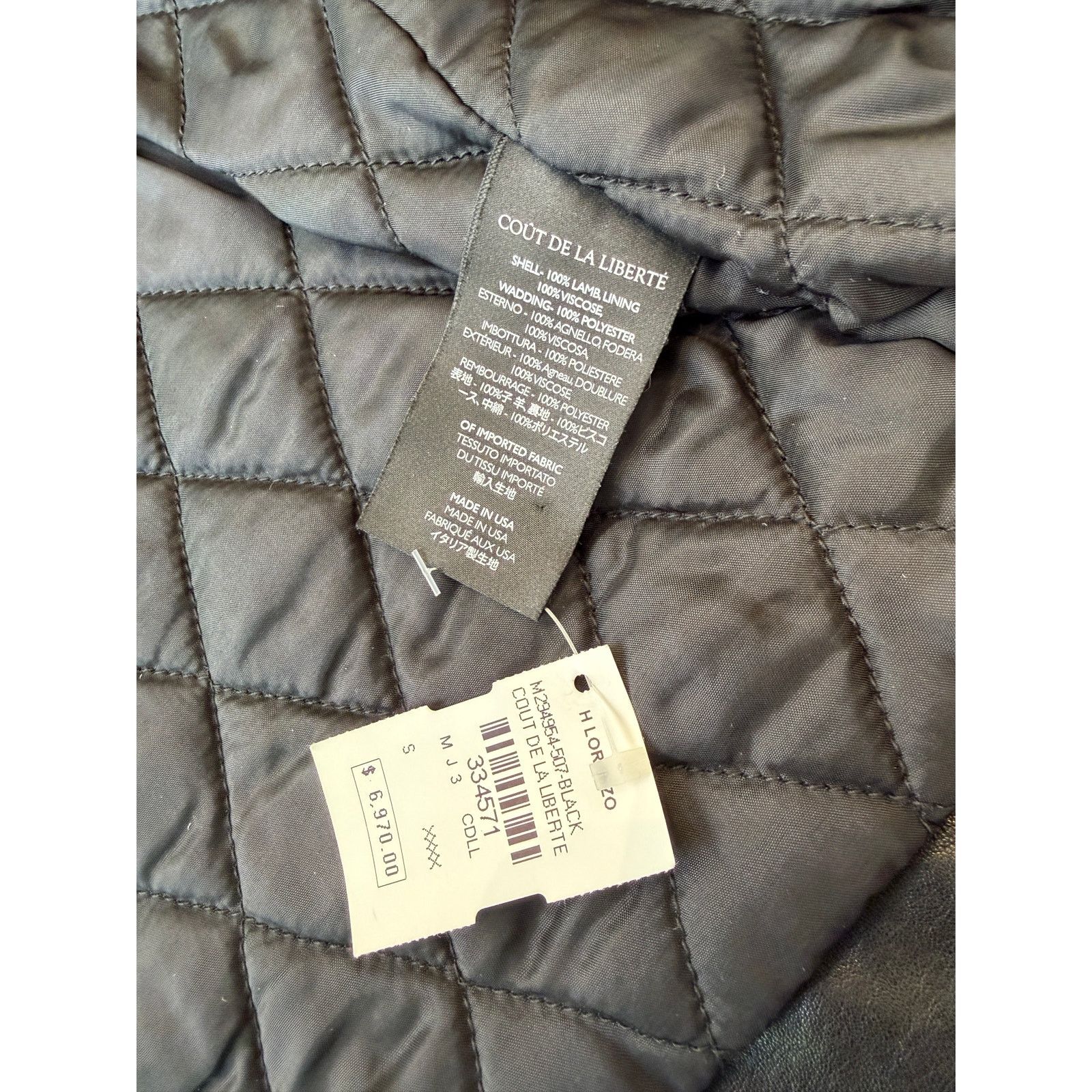Cout de la Liberte Cout De La Liberte Van/Quilted Leather Moto Jacket Size US S / EU 44-46 / 1 - 6 Thumbnail