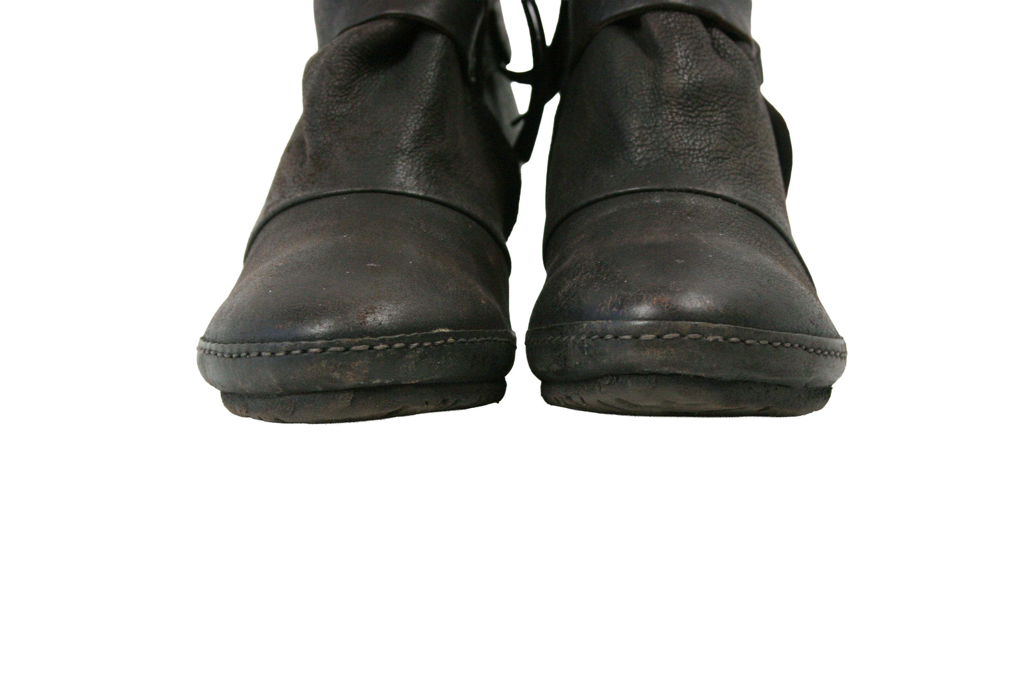 A.S.98 00S Airstep Grunge Avant Garde Heeled Boots Vintage Size US 6 / IT 36 - 4 Thumbnail