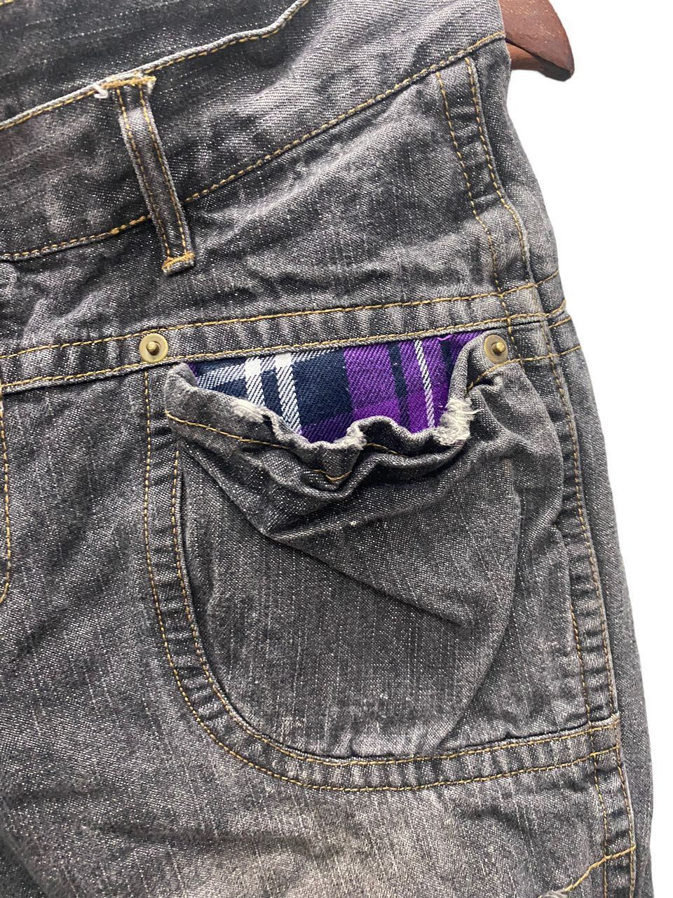 💥BEST OFFER💥SEX POT LABEL PUNK DISTRESSED DENIM