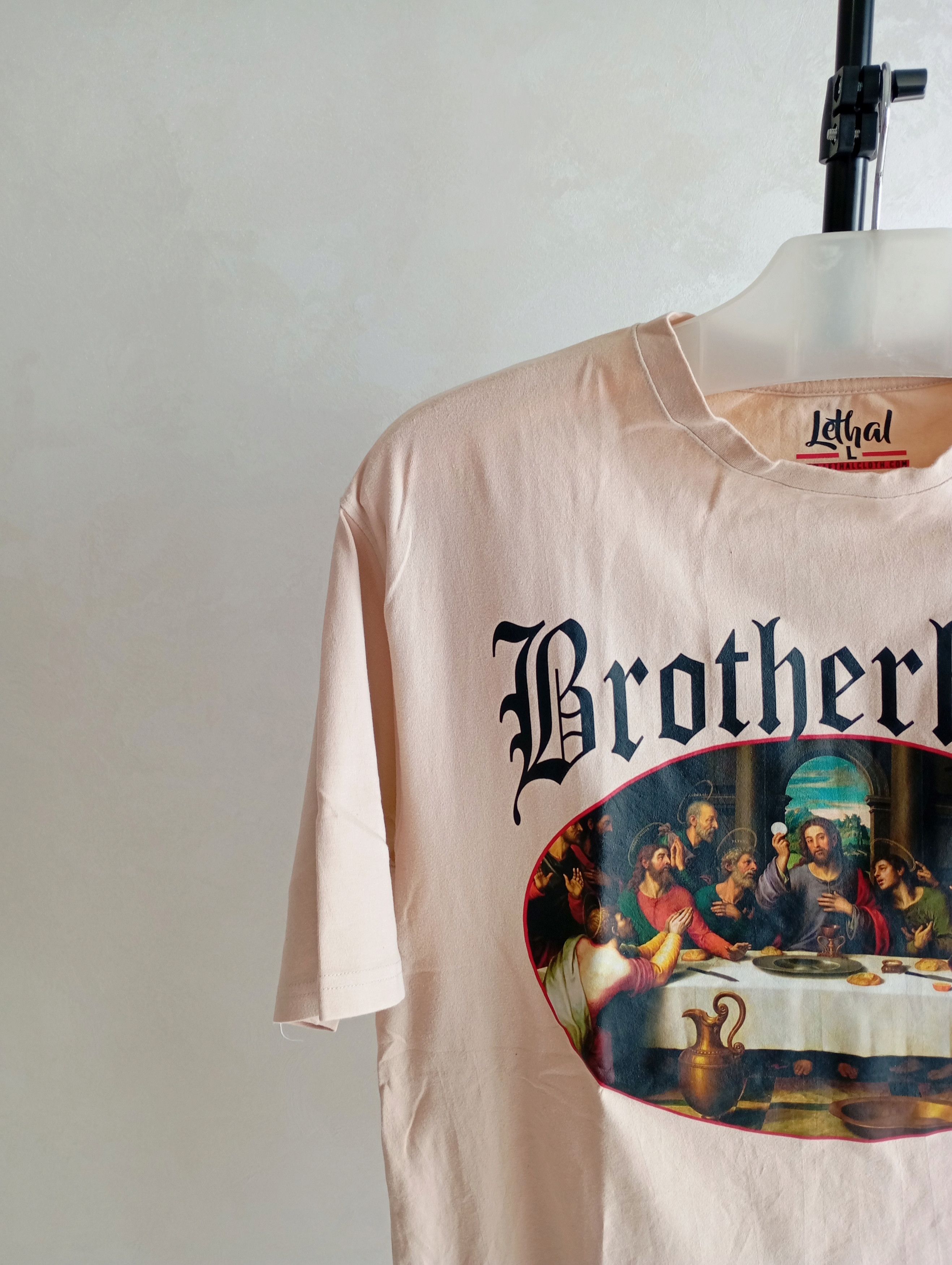 Vintage Vintage Brotherhood Made in USA tshirt. Size US L / EU 52-54 / 3 - 3 Thumbnail