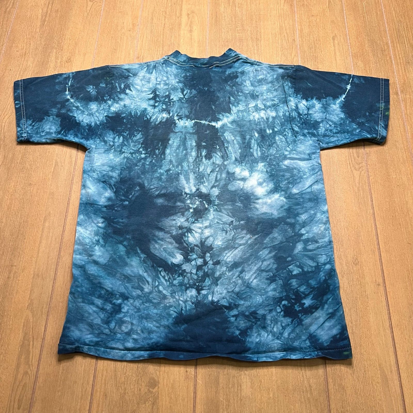 All Sport Vintage 90s Sz L blue diamond pleated tie-dye T-shirt Y2K Size US L / EU 52-54 / 3 - 7 Thumbnail