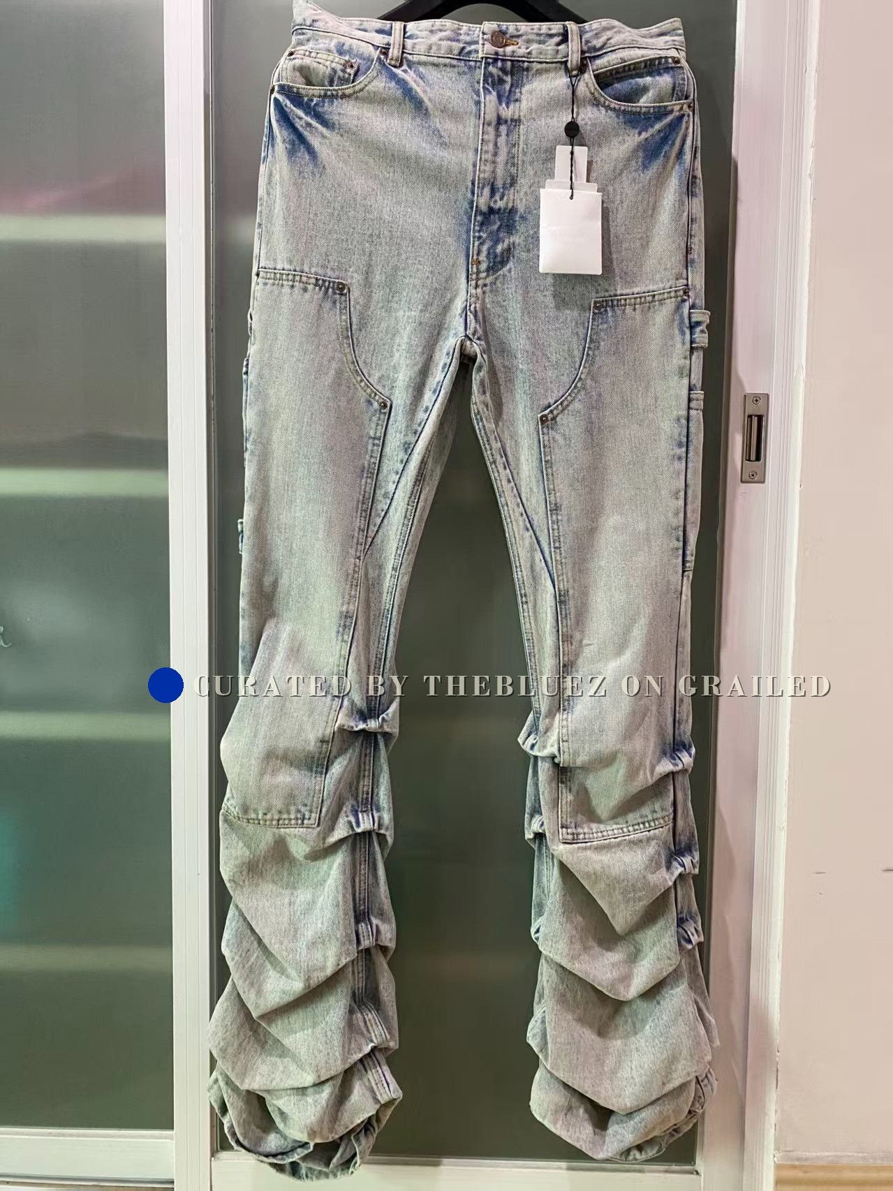 WE11DONE we11done Wavy Hem Pocket Jeans | Grailed