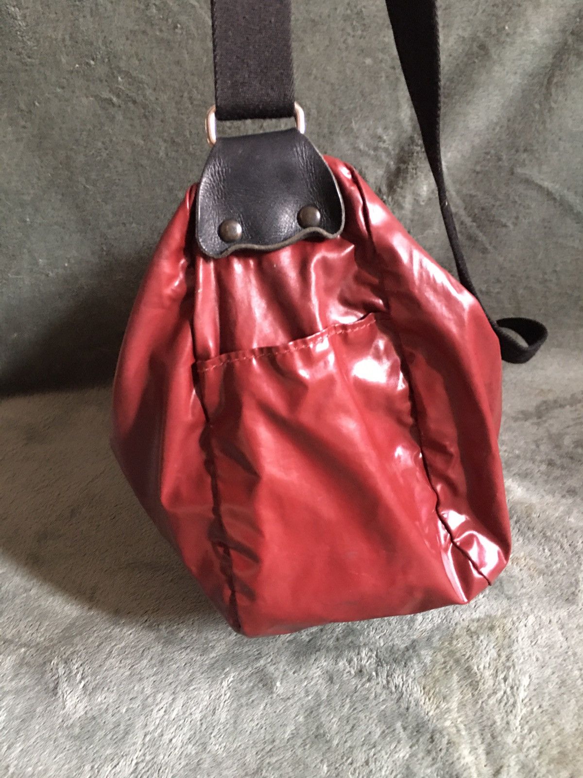 Designer Jack Gomme Paris Burgundy Design Shoulder Bag Size ONE SIZE - 5 Thumbnail