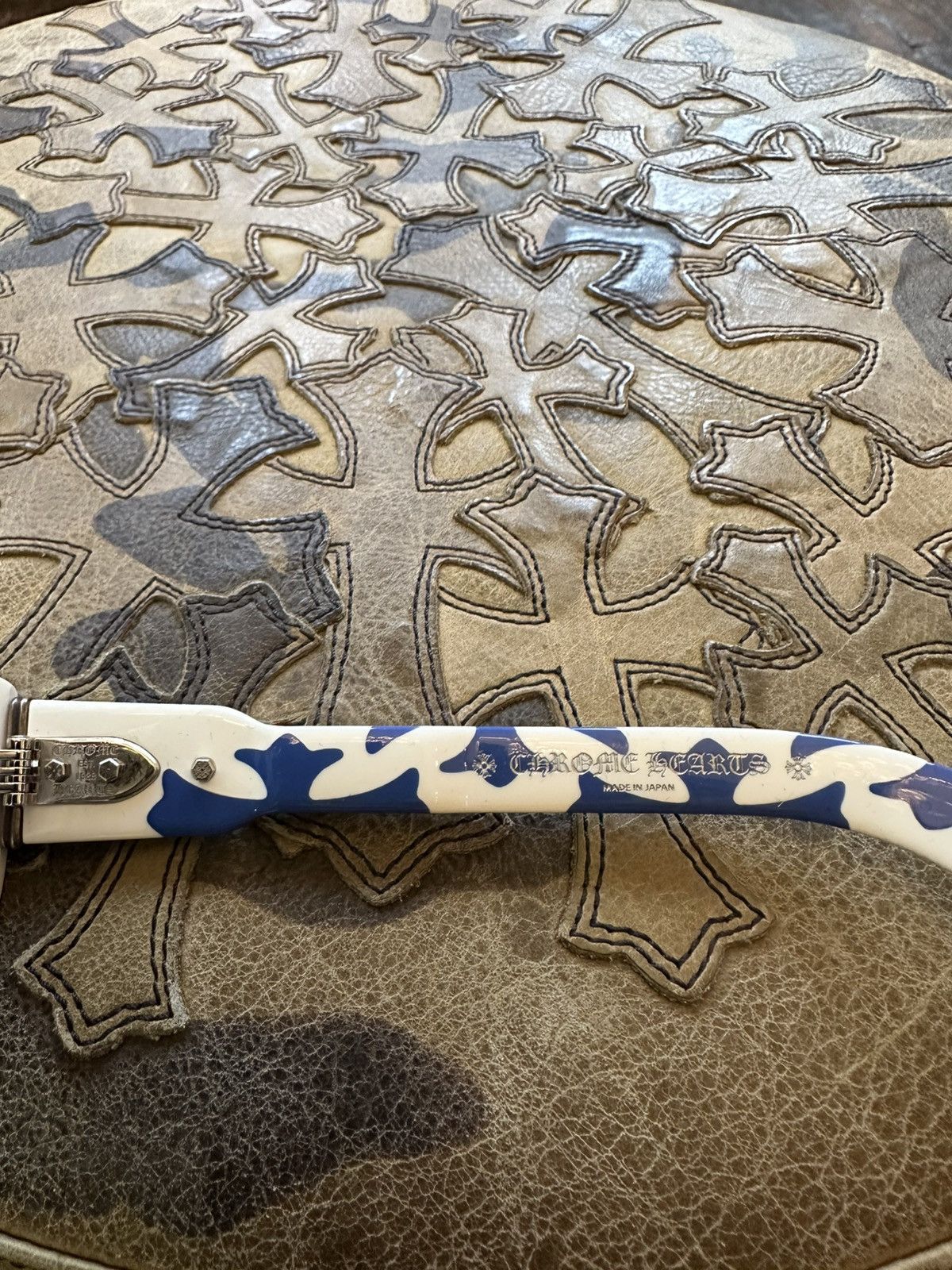 Chrome Hearts CHROME HEARTS WHITE & BLUE ZELDA GLASSES Size ONE SIZE - 4 Thumbnail