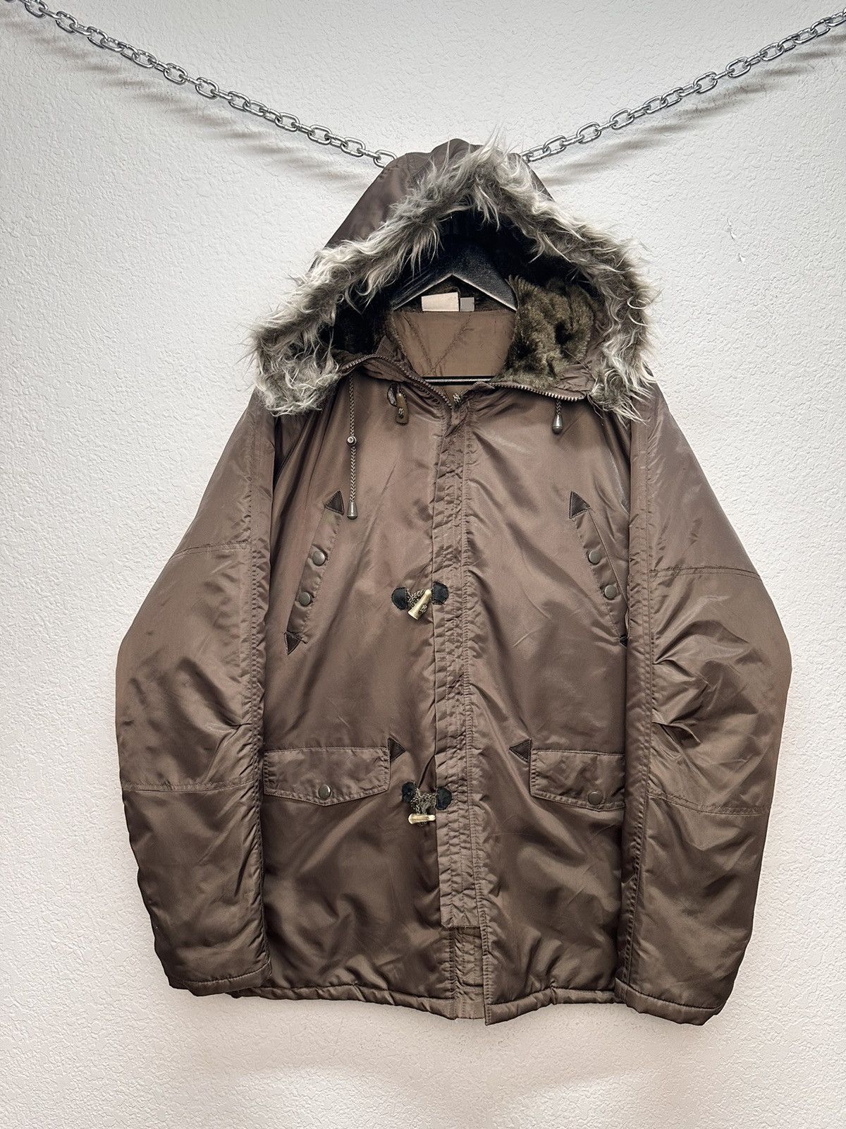 WOW😻 Vintage Fur JACKET Mohair LGB HOODIE JAPAN CANADA GOOSE