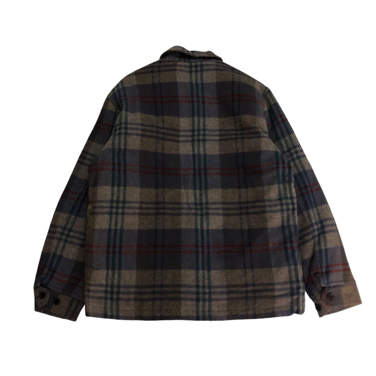 Japanese Brand 🔥VINTAGE FLANNEL WOOL JACKET ZIPPER PARALYSER ISSEY MIYAKE Size US M / EU 48-50 / 2 - 2 Thumbnail