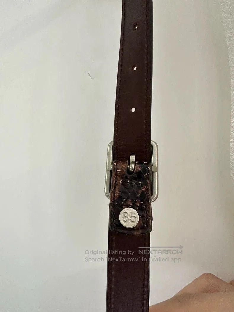 Dries Van Noten Dries Van Noten Snakeskin Pattern Belt. Size ONE SIZE - 4 Thumbnail