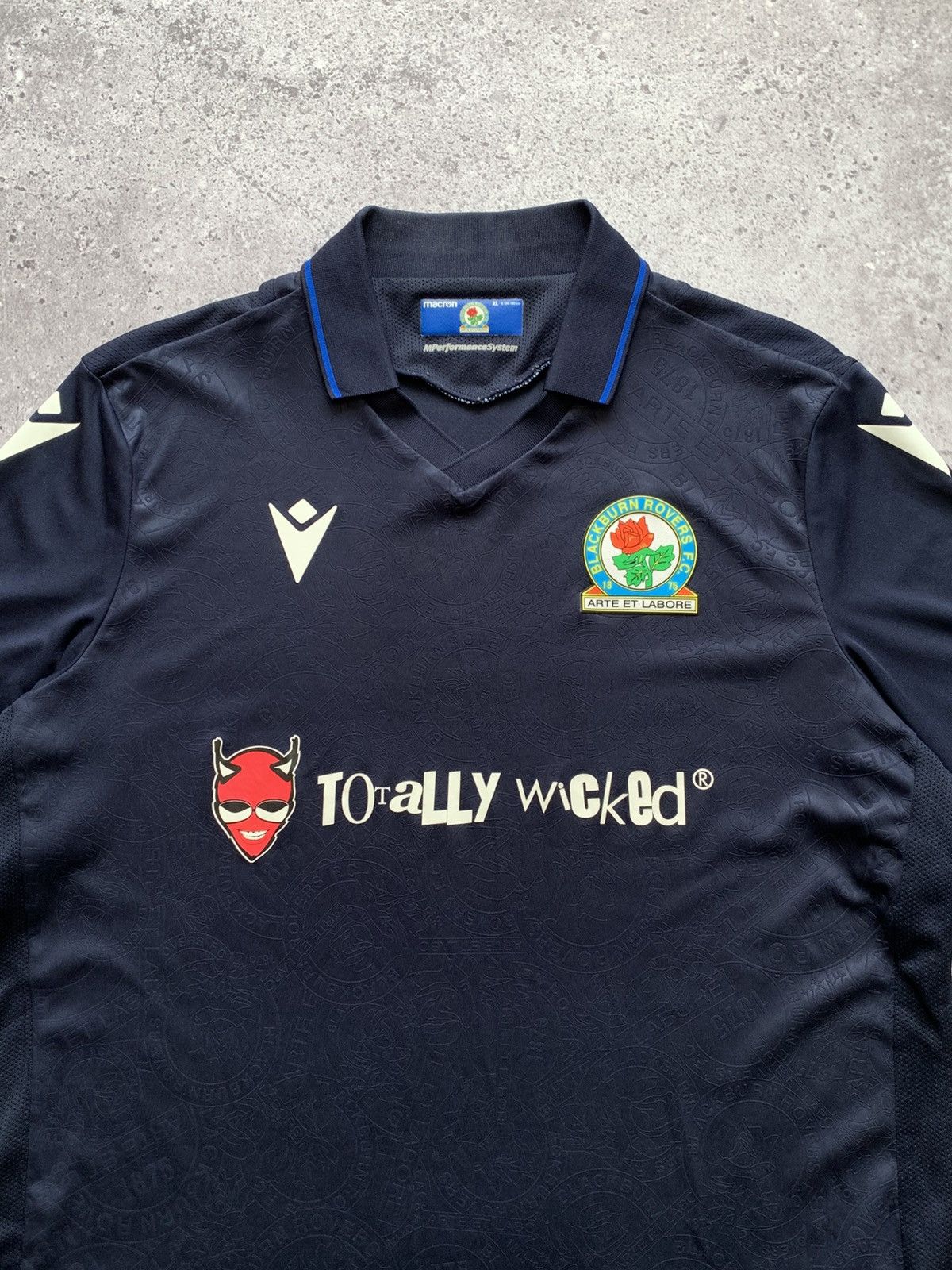 Macron 🔥MACRON BLACKBURN ROVERS 2022/2023 AWAY SOCCER JERSEY Size US XL / EU 56 / 4 - 4 Thumbnail
