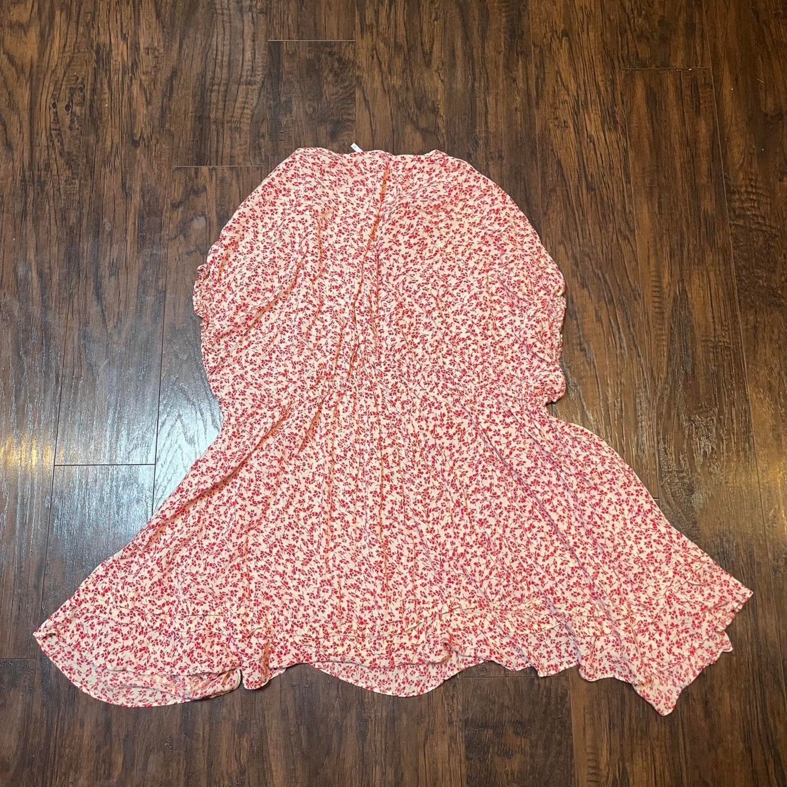 Free People Pink floral free people dress Size XS / US 0-2 / IT 36-38 - 3 Thumbnail