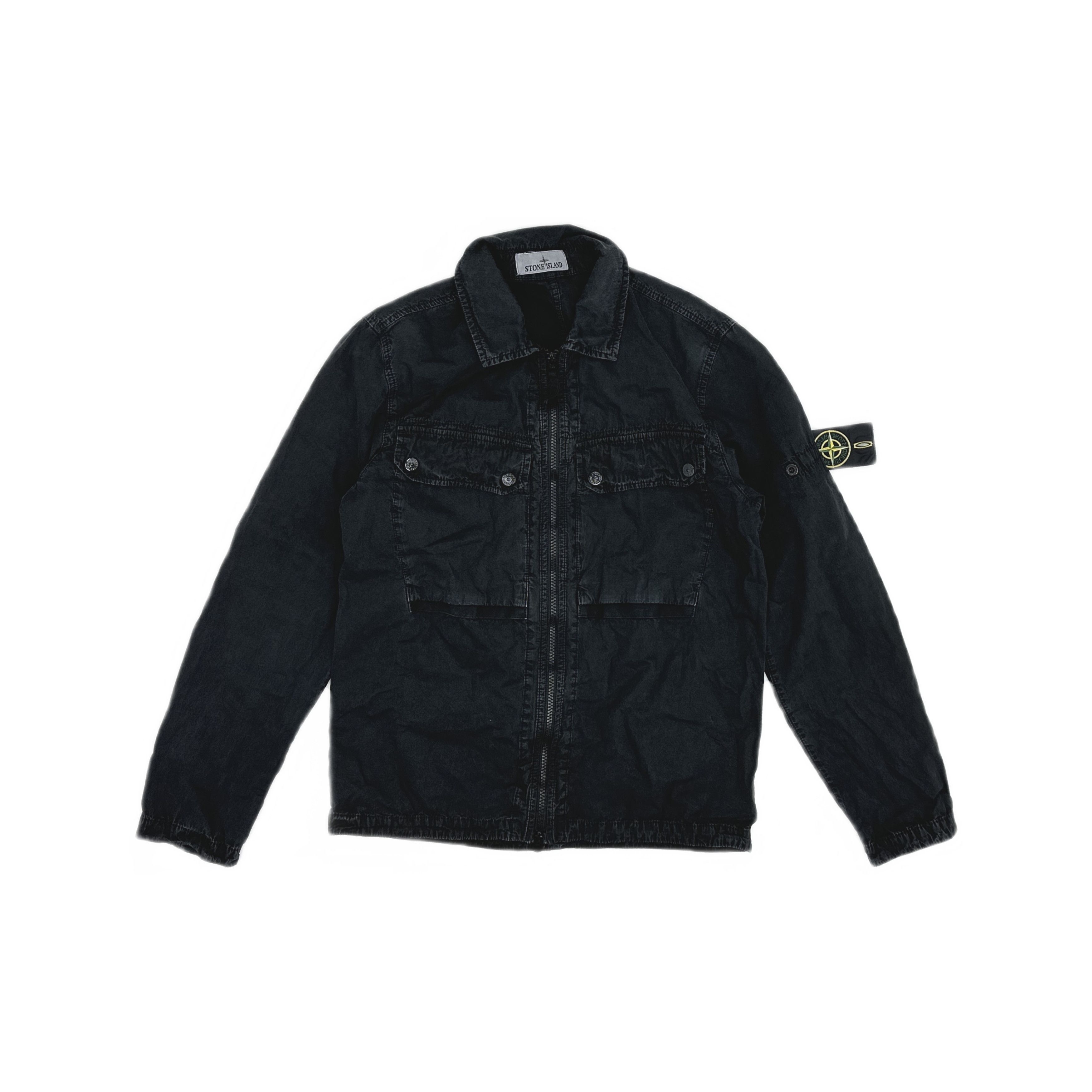 Stone Island Stone Island Garment Dyed Overshirt Size S Size US S / EU 44-46 / 1 - 1 Thumbnail