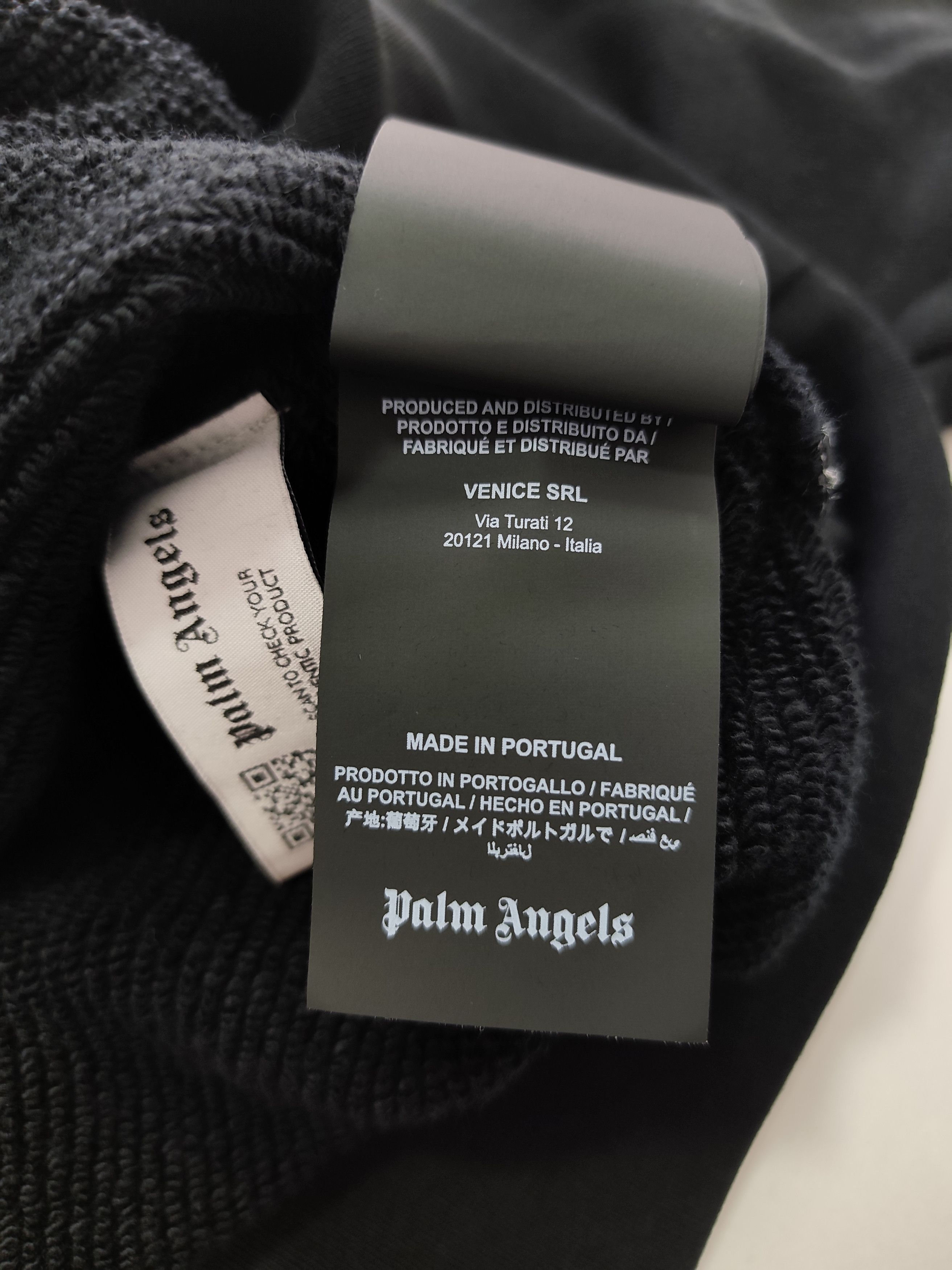 Palm Angels Palm Angels "Curved Logo Sweatshirt" Size US XL / EU 56 / 4 - 8 Thumbnail