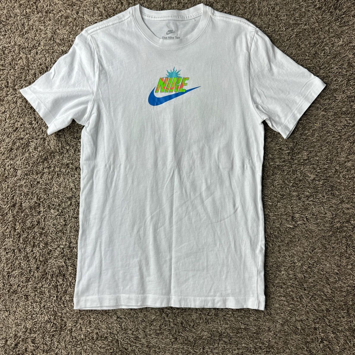 Nike White graphic nike tee Size US M / EU 48-50 / 2 - 1 Thumbnail