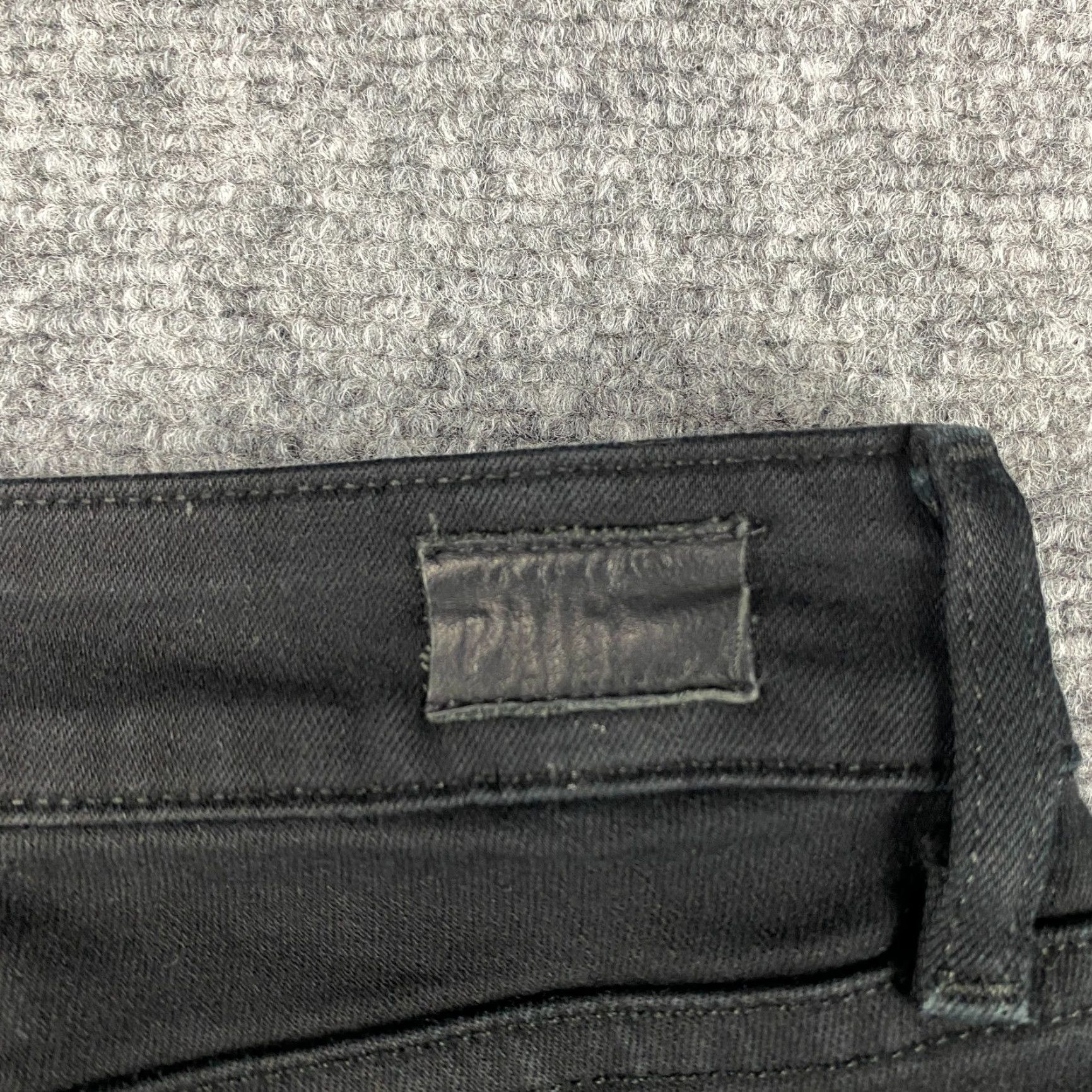 Paige Paige Verdugo Jeans Womens 26 Black Mid Rise Stretch Denim USA Made Ultra Skinny Size 26" / US 2 / IT 38 - 6 Thumbnail