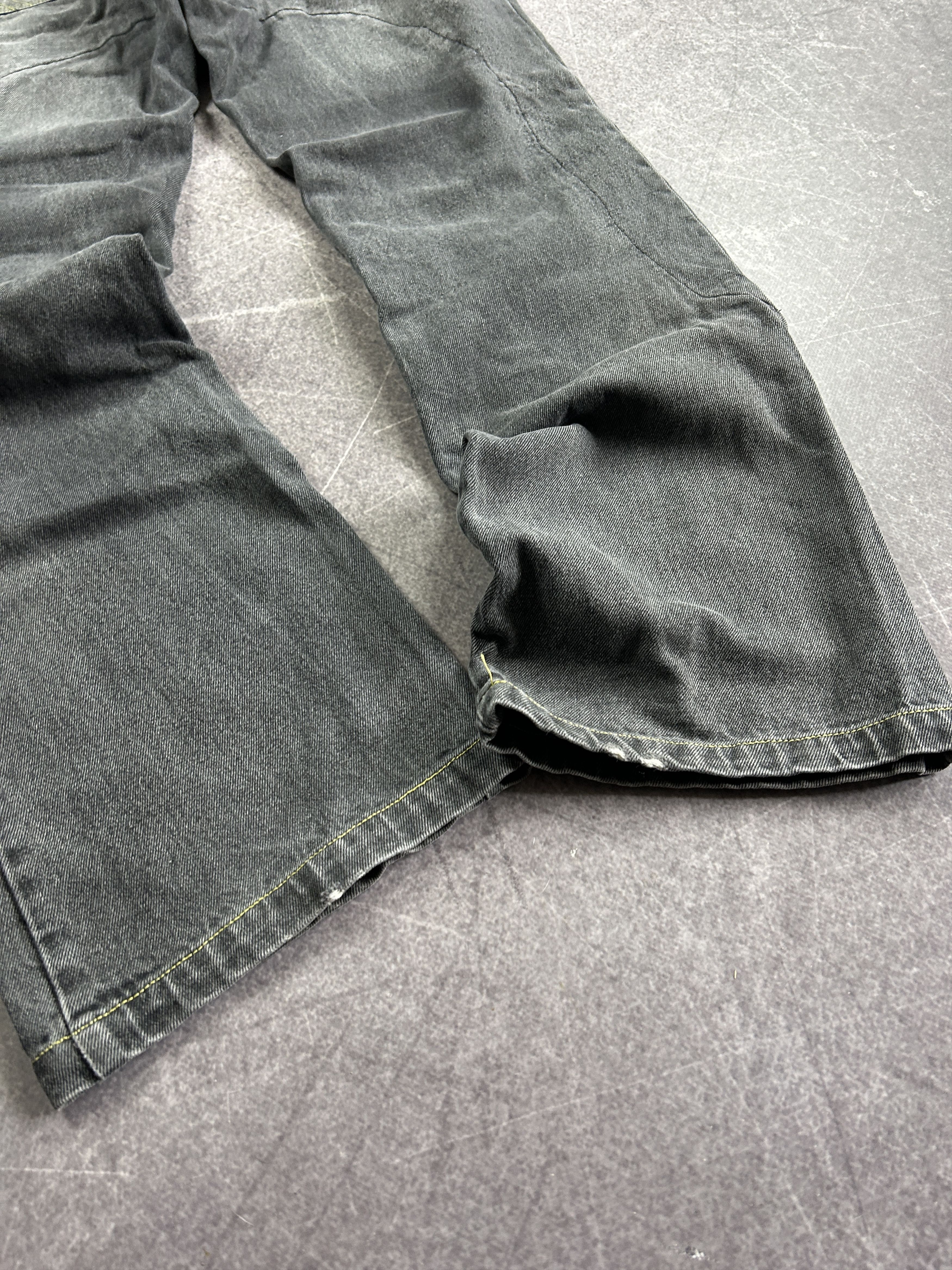 Japanese Brand vintage rick owens opium style japanese washed jeans 90s Size US 34 / EU 50 - 5 Thumbnail