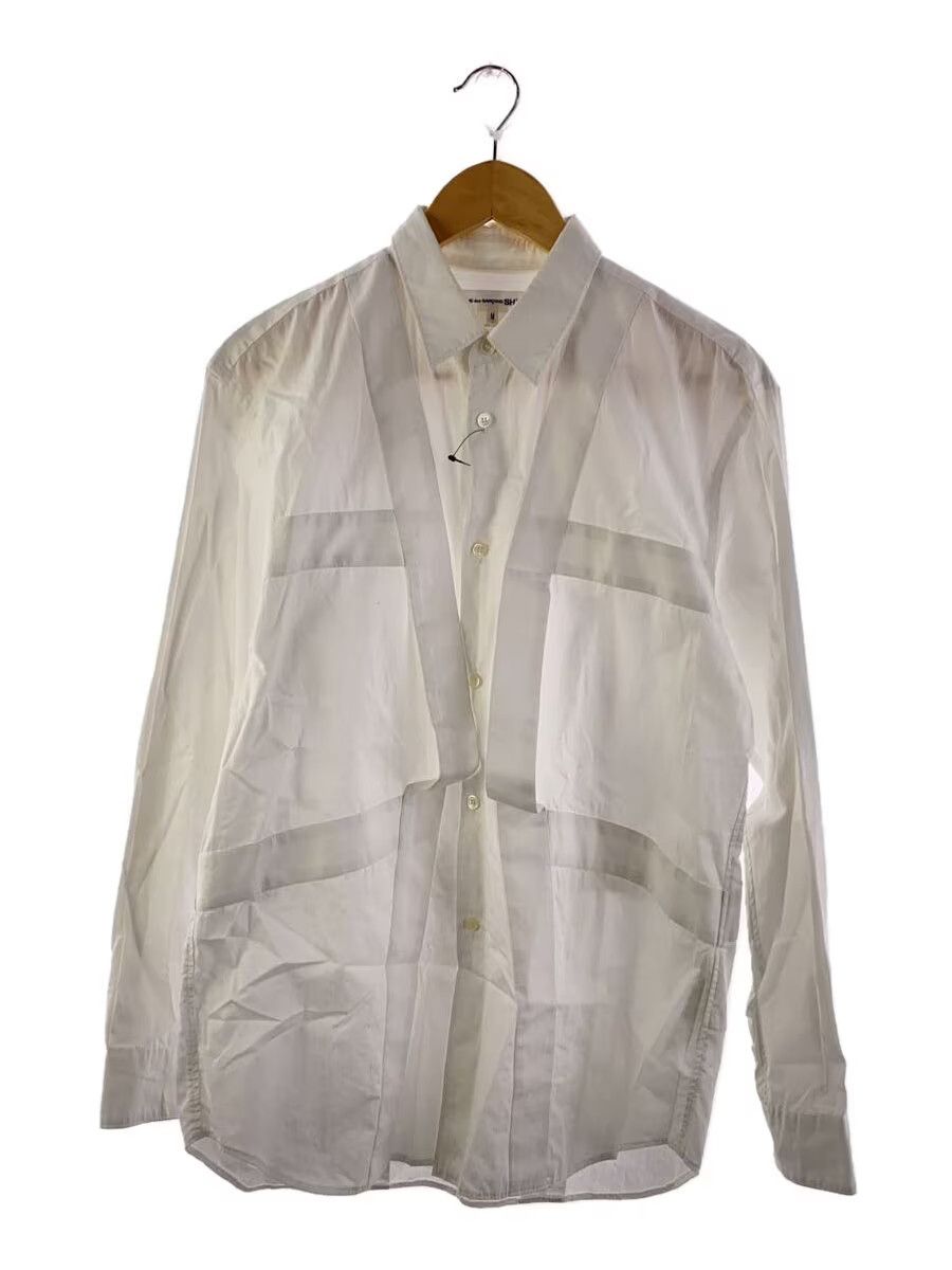 Comme des Garcons × Comme des Garcons SHIRT Reconstructed Striped Panel Button Shirt Size US M / EU 48-50 / 2 - 1 Thumbnail