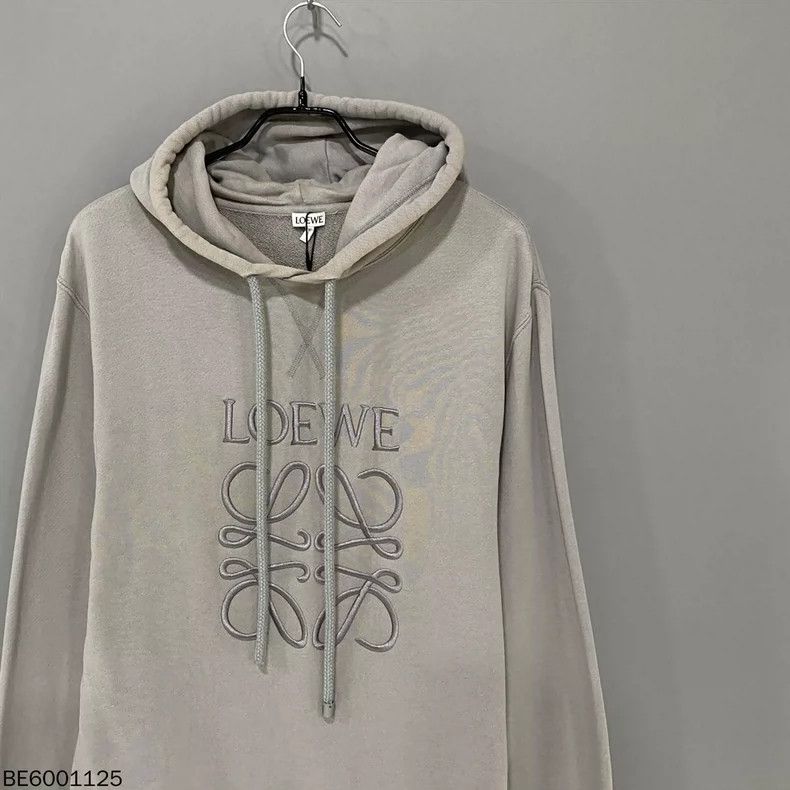 Loewe LOEWE Embroidered logo hoodie Size US L / EU 52-54 / 3 - 2 Thumbnail