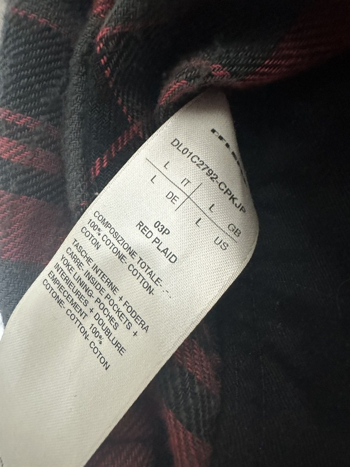 Rick Owens DRKSHDW Made in Japan Jumbo Plaid Overshirt Size US L / EU 52-54 / 3 - 7 Thumbnail
