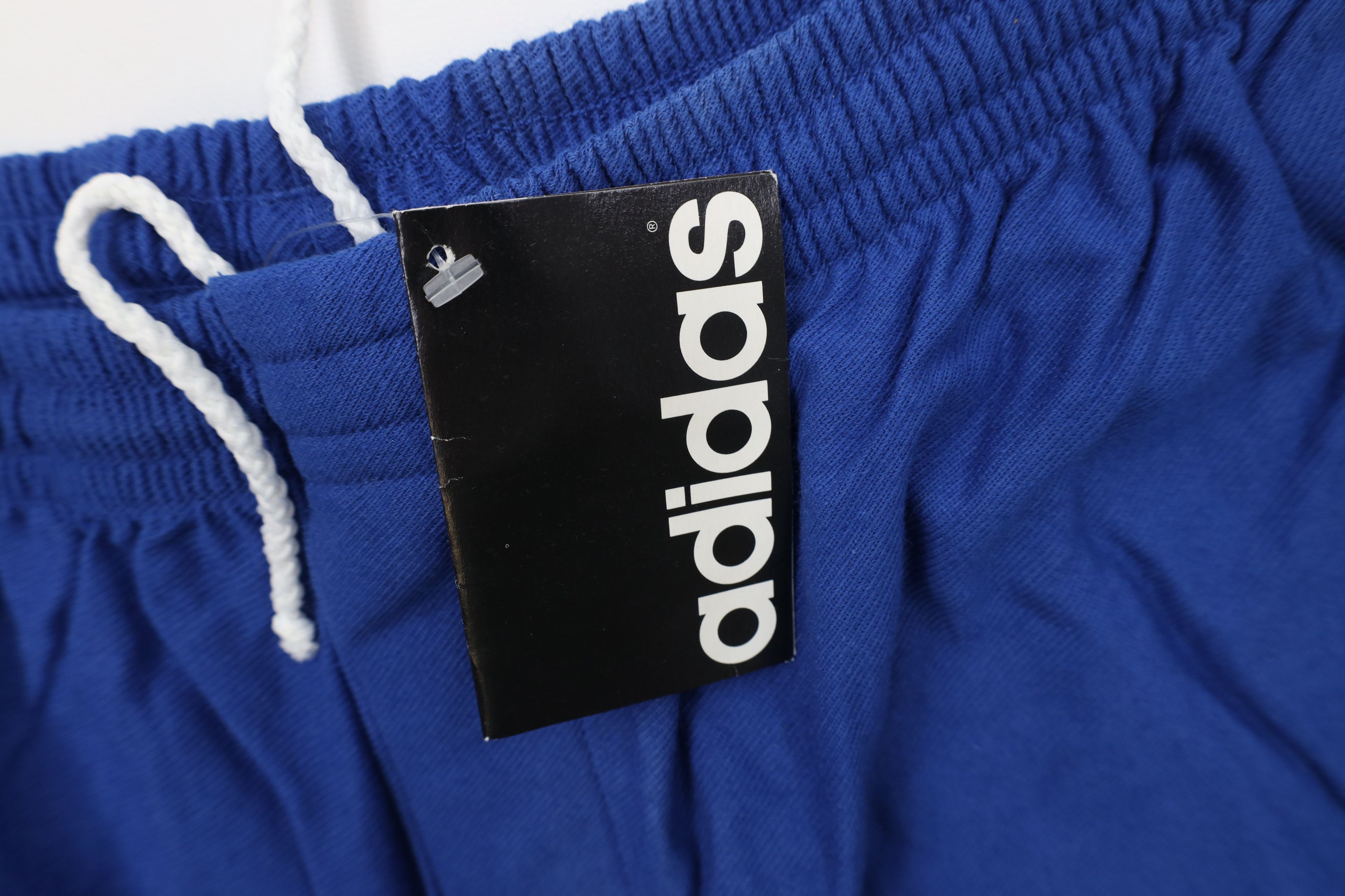 Vintage Deadstock Vintage 90s Adidas Above Shorts Royal Blue Cotton Size US 36 / EU 52 - 8 Thumbnail