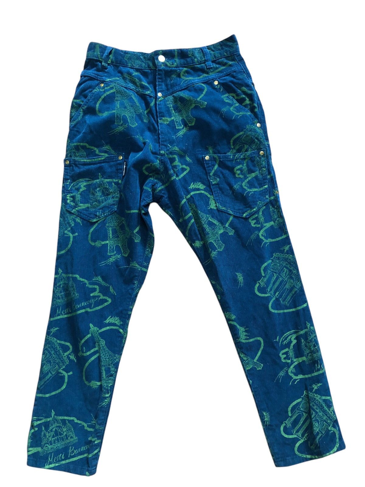 mercibeaucoup Mercibeaucoup Corduroy Cargo Pants Size US 28 / EU 44 - 1 Thumbnail
