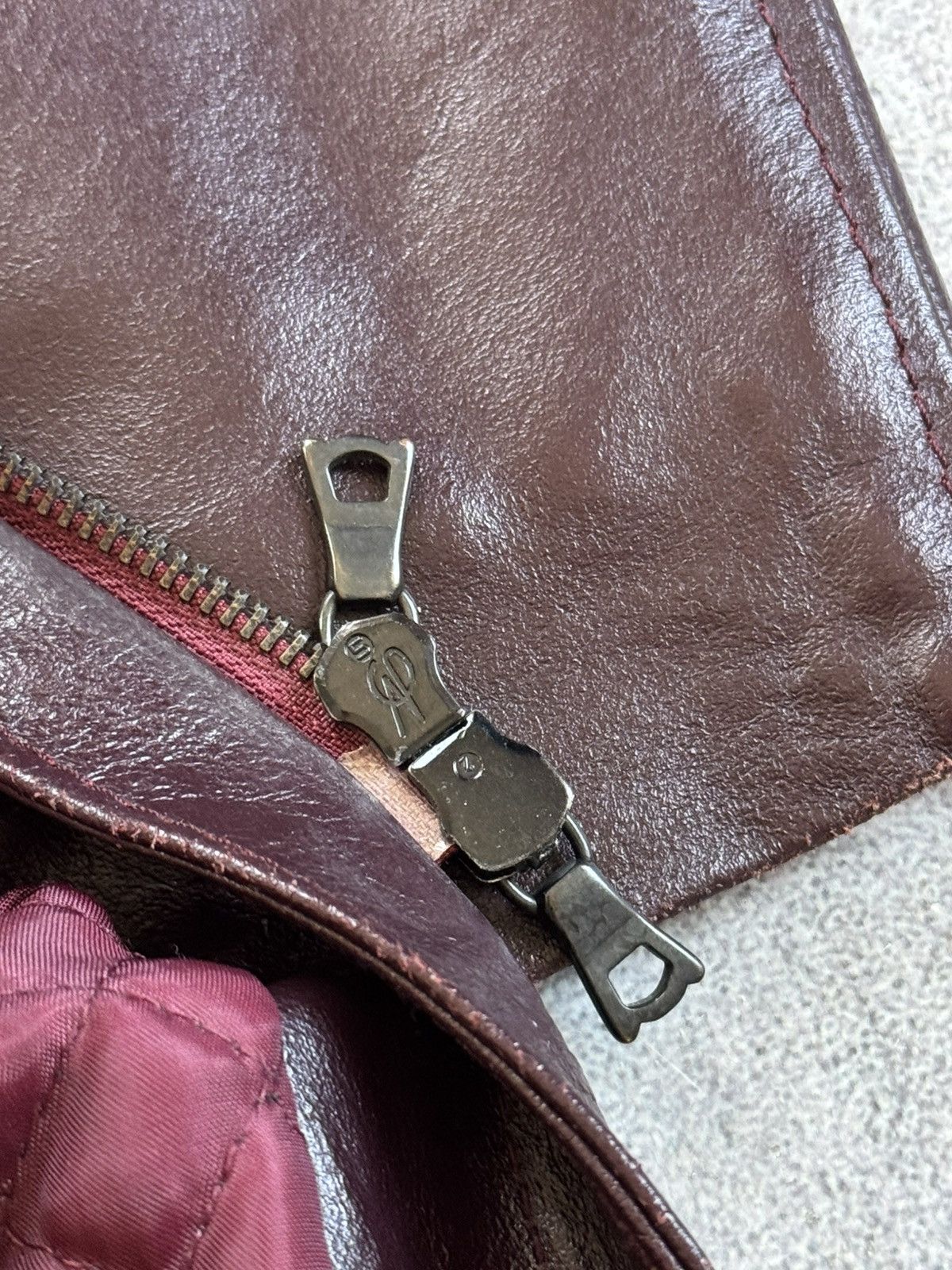Gucci Gucci 46size retro vintage leather coat zip jacket 90s Size L / US 10 / IT 46 - 13 Thumbnail