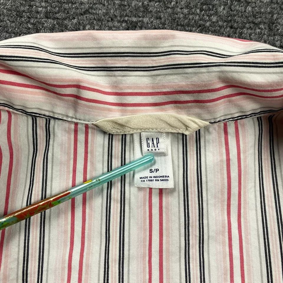 Other × Vintage Gap Body Pajama Top Women's Small Striped Button Up Vintage Size S / US 4 / IT 40 - 3 Thumbnail