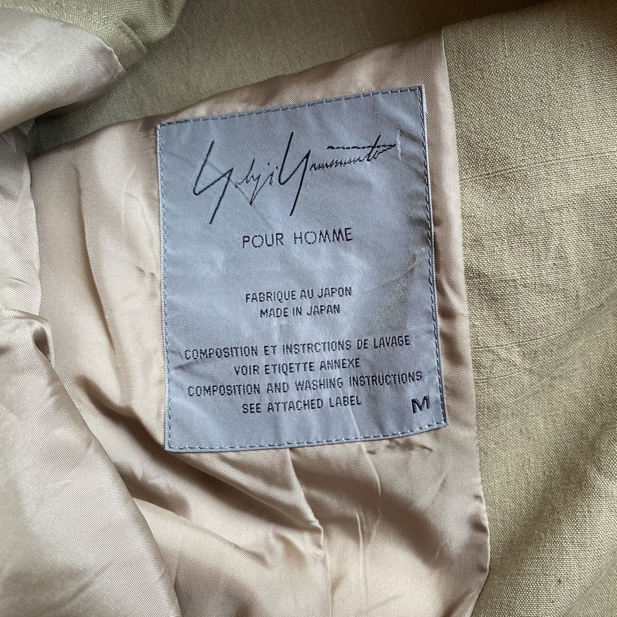 Yohji Yamamoto Vintage SS93 Cotton Blazer Size US M / EU 48-50 / 2 - 7 Thumbnail