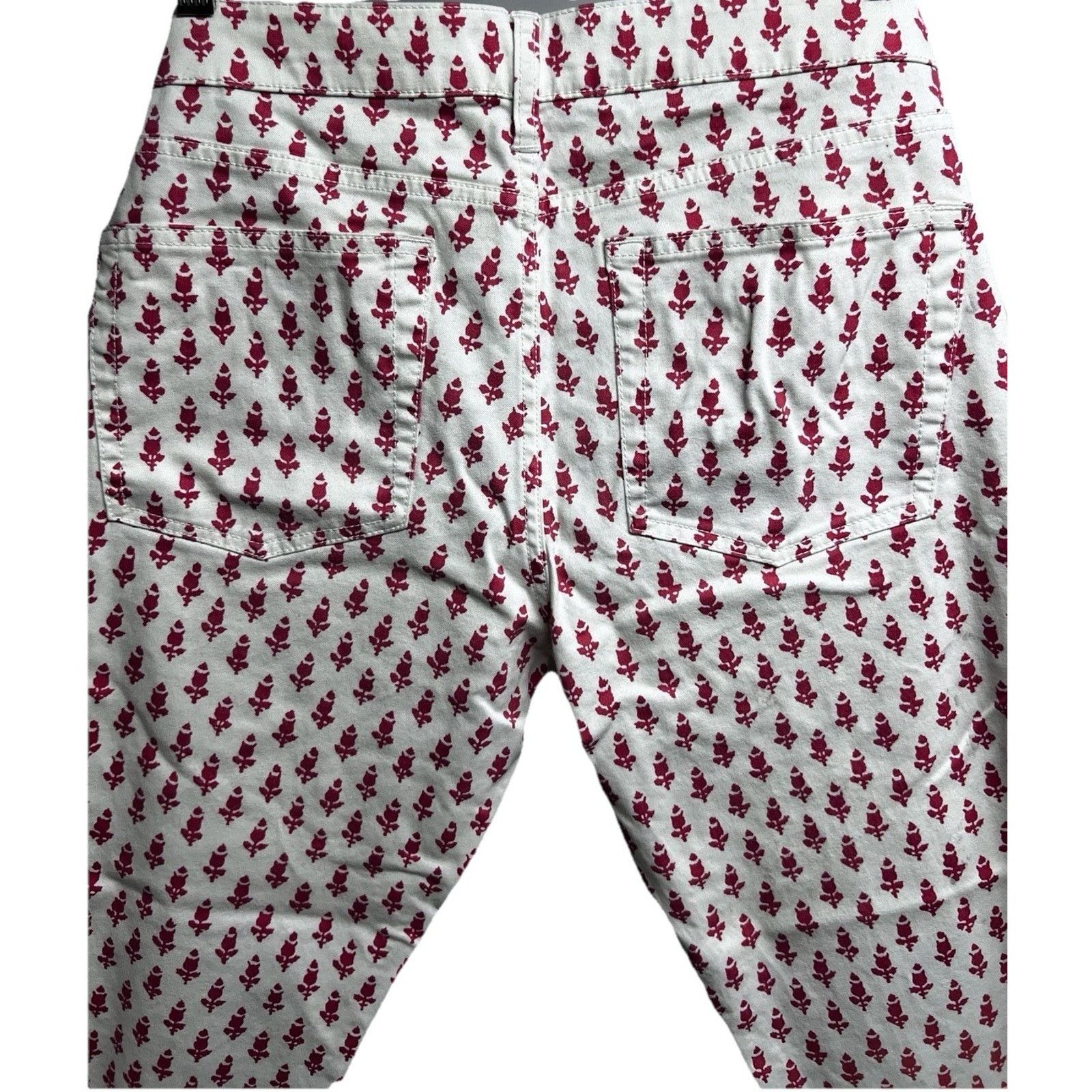 J.Crew J.Crew Cropped Matchstick Ankle Pants Pockets 30x24 Stretch Size 30" / US 8 / IT 44 - 3 Thumbnail