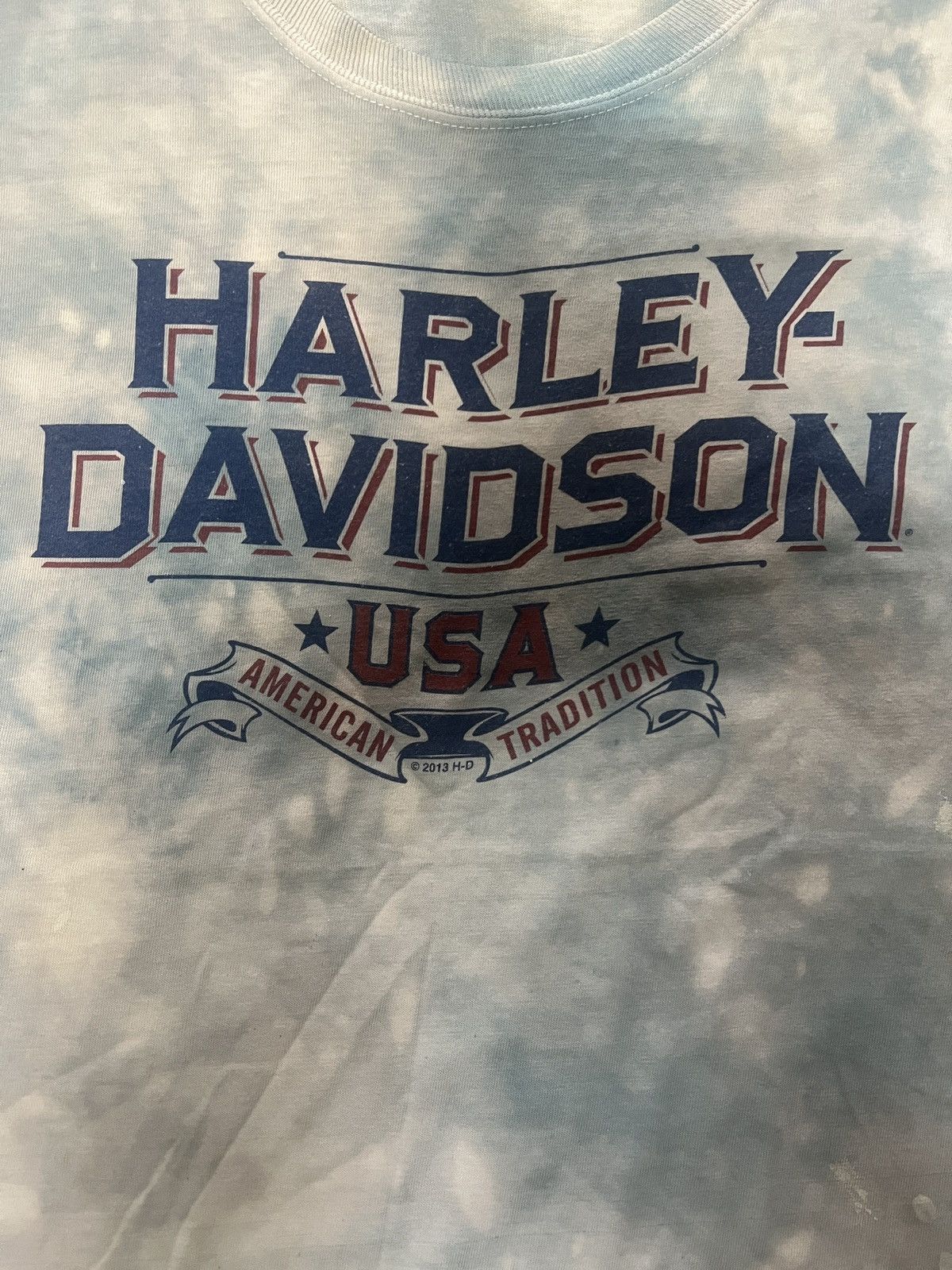 Harley Davidson Harley-Davidson USA Tie-Dye T-Shirt Size US XXL / EU 58 / 5 - 2 Thumbnail