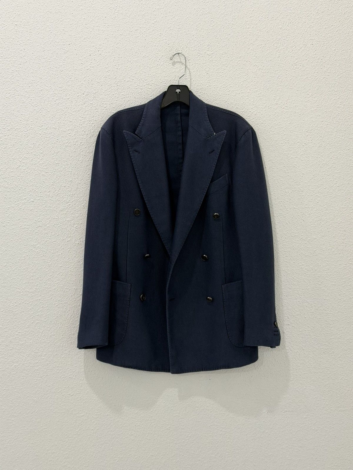 Boglioli Boglioli K Jacket 46 Italy Double Breasted Blazer R4302Q Size 46R - 1 Thumbnail