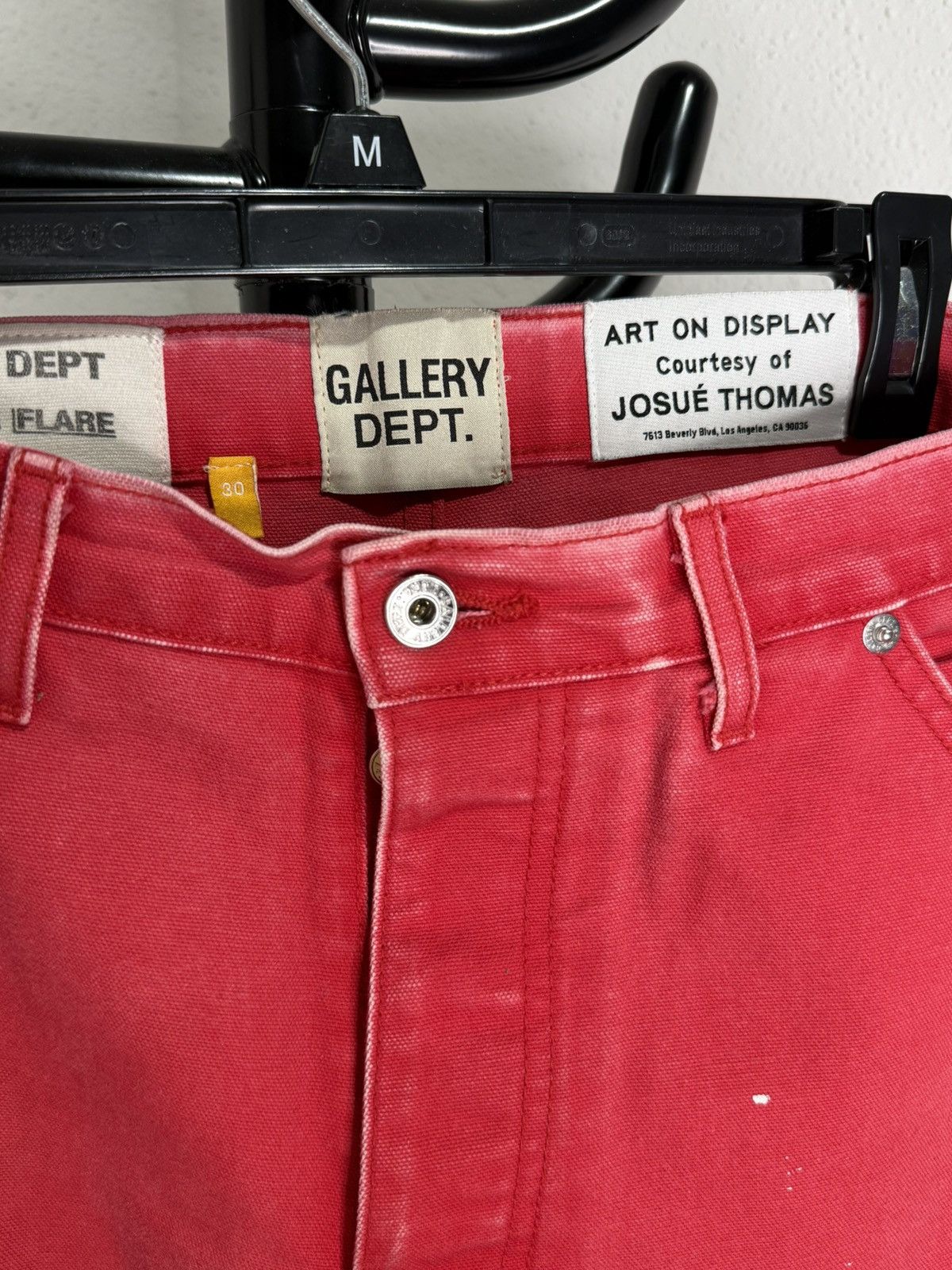 Gallery Dept. Gallery Dept. La Flare Carpenter Red Jeans Size US 30 / EU 46 - 2 Thumbnail