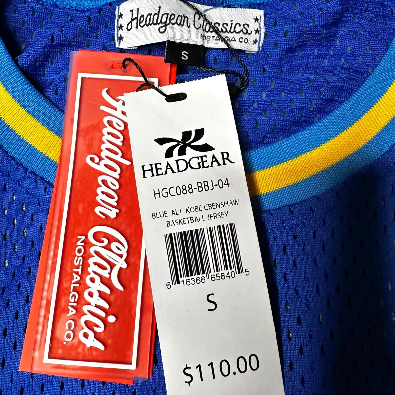 Designer NWT Headgear Kobe Bryant Crenshaw High School Jersey Men’s S Size US S / EU 44-46 / 1 - 6 Thumbnail