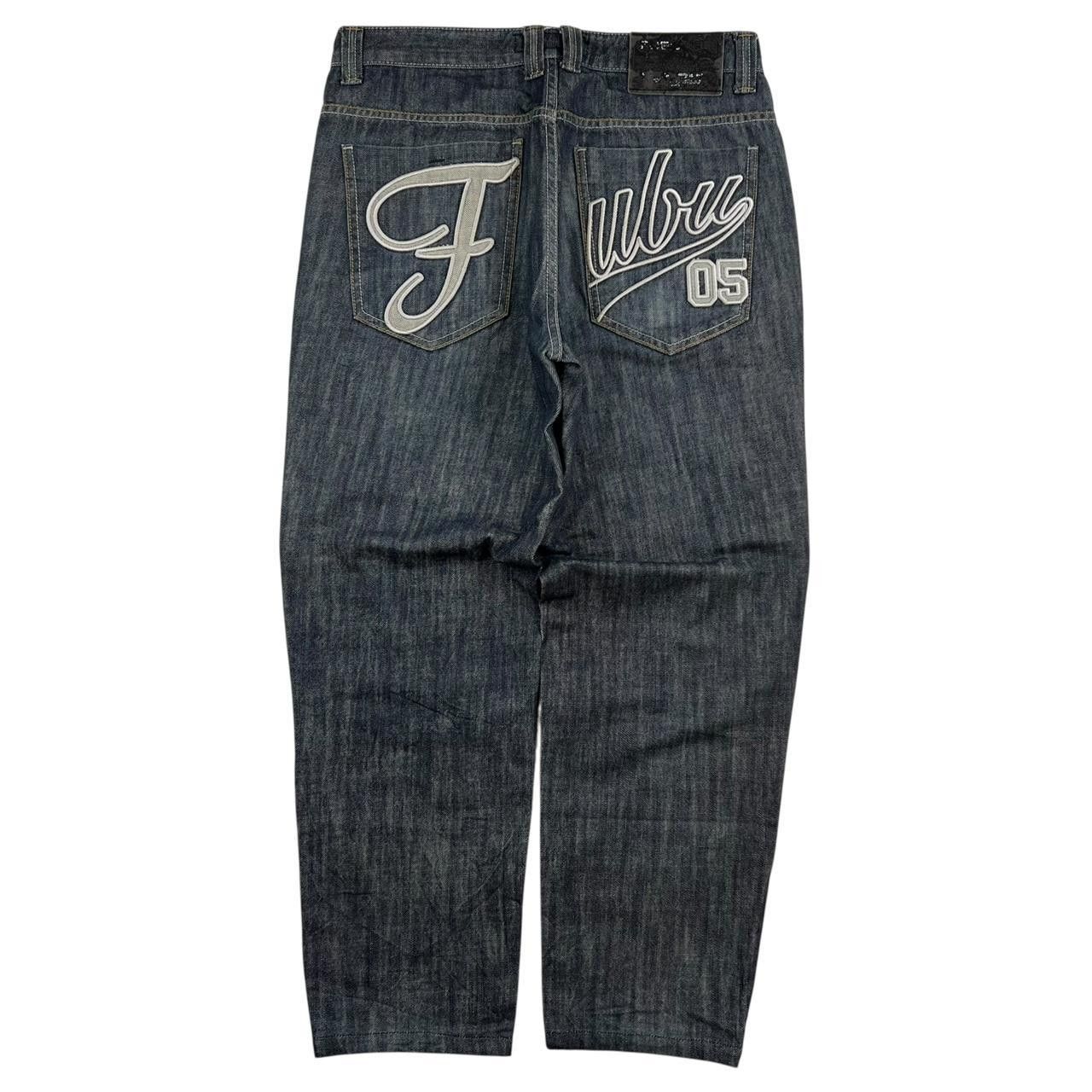 Fubu Vintage Embroidered Fubu 05 Denim Jeans - Waist: 33” Size US 33 - 1 Thumbnail